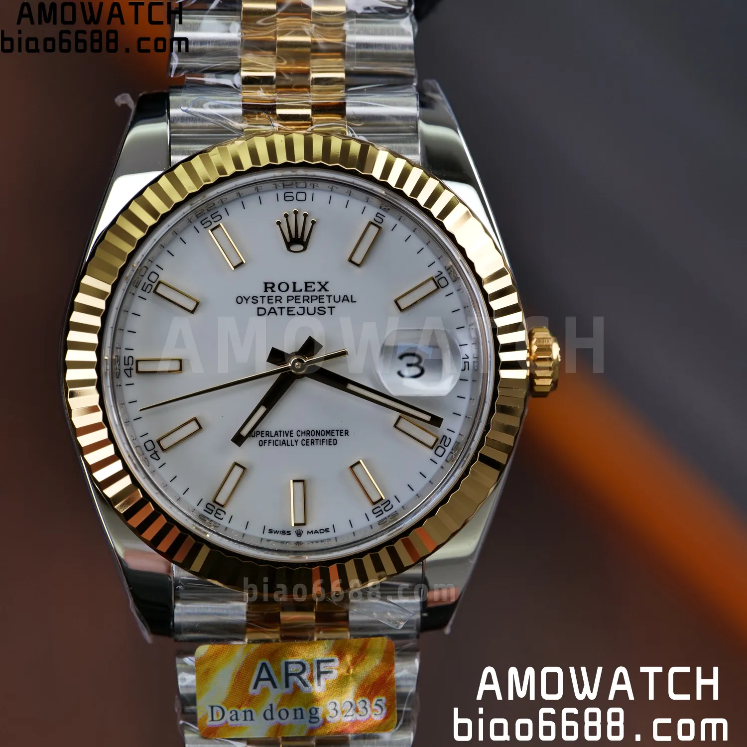 Rolex DateJust 126333-0016 41mm ARF 1:1 Best Edition Silver Stick Dial on Jubilee Bracelet (Tungsten Heavy Versio) 66 eb0dd9d3576705d 阿默表行AmoWatch