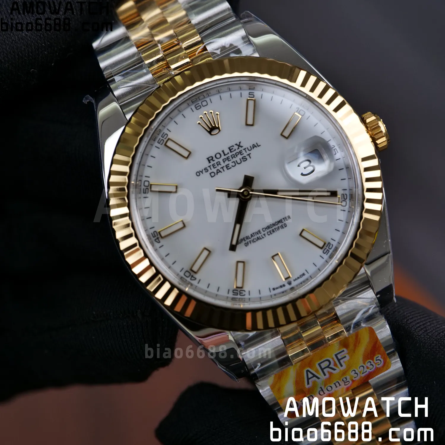 Rolex DateJust 126333-0016 41mm ARF 1:1 Best Edition Silver Stick Dial on Jubilee Bracelet (Tungsten Heavy Versio) 75 ecf13454a77ee4a 阿默表行AmoWatch