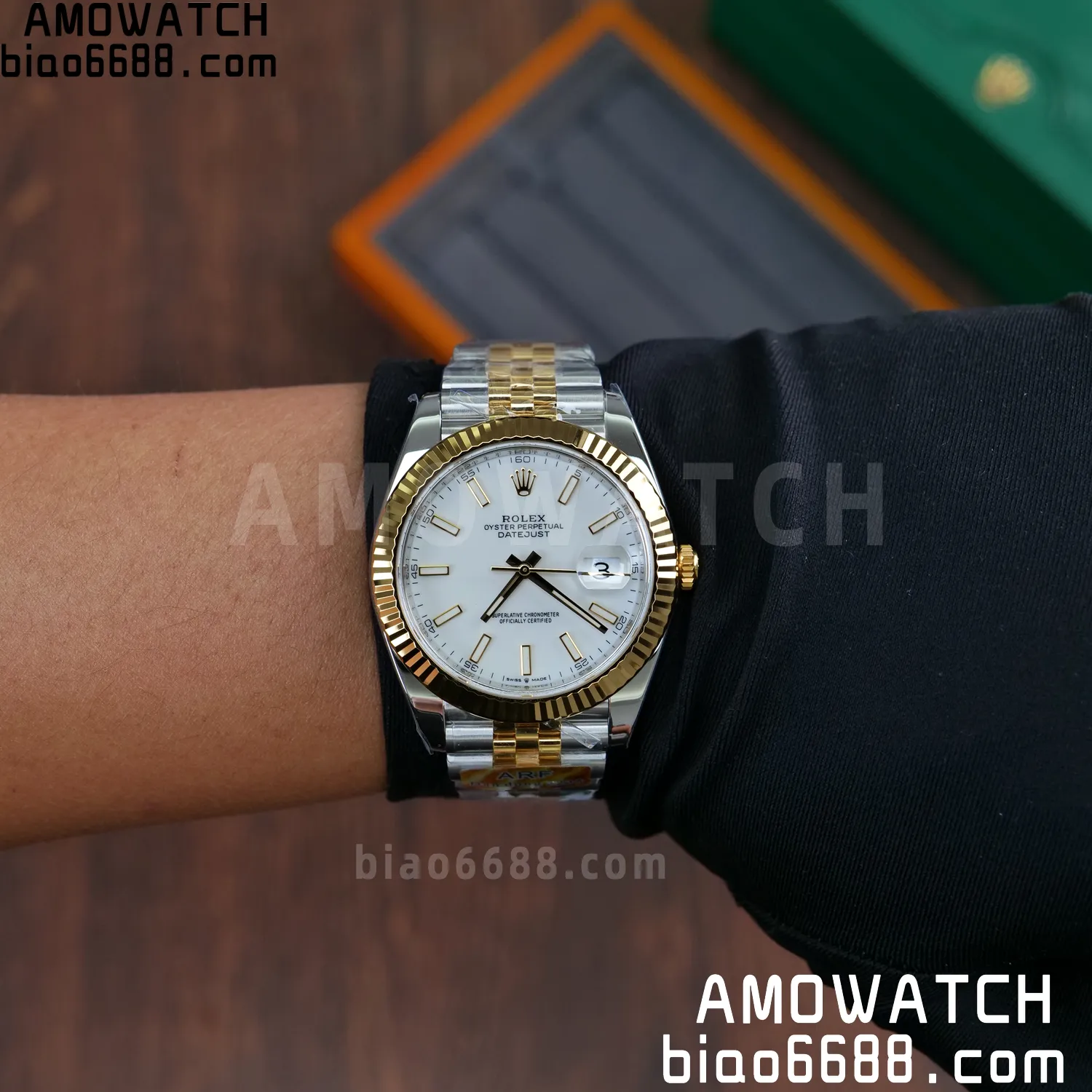 Rolex DateJust 126333-0016 41mm ARF 1:1 Best Edition Silver Stick Dial on Jubilee Bracelet (Tungsten Heavy Versio) 87 f48f782eb719006 阿默表行AmoWatch