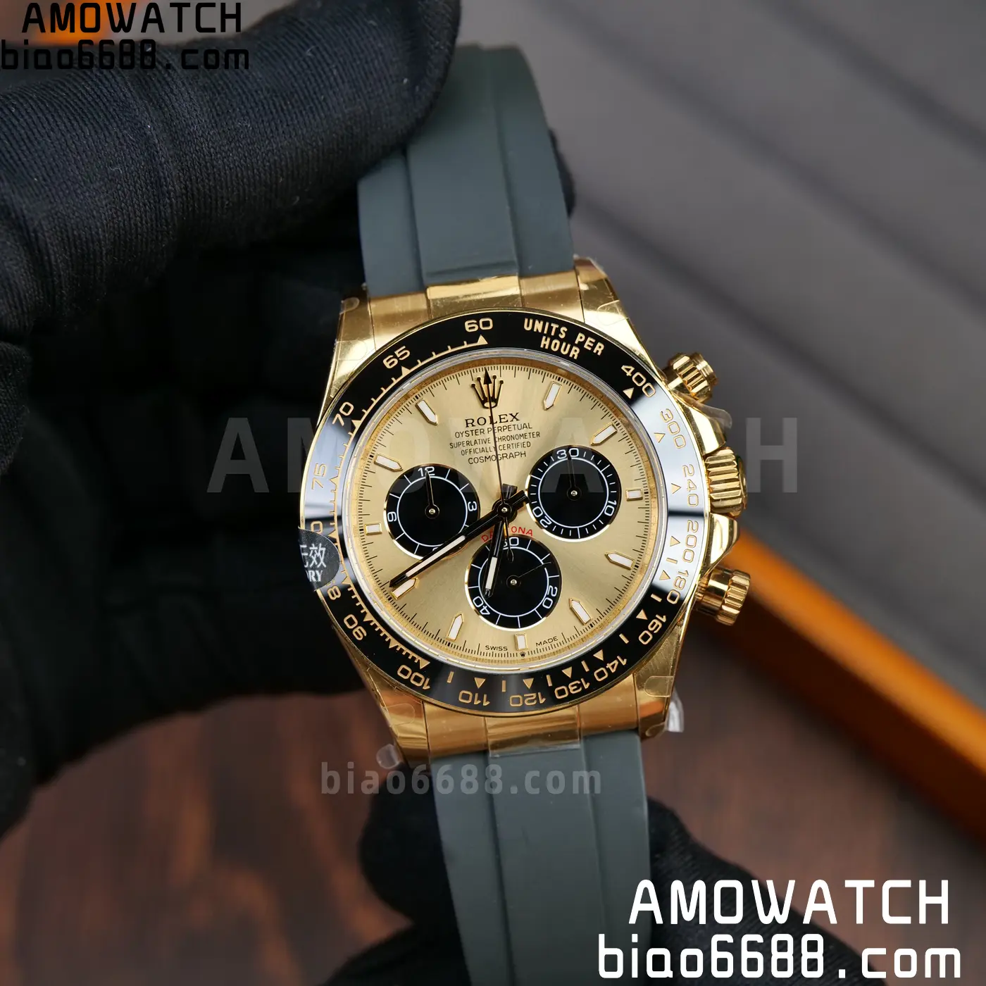 Rolex Daytona 126518 QF 1:1 Best Edition YG/Black Dial SH4131 V11 (Weighted) 56 002f696c6a6febc AMO Watch