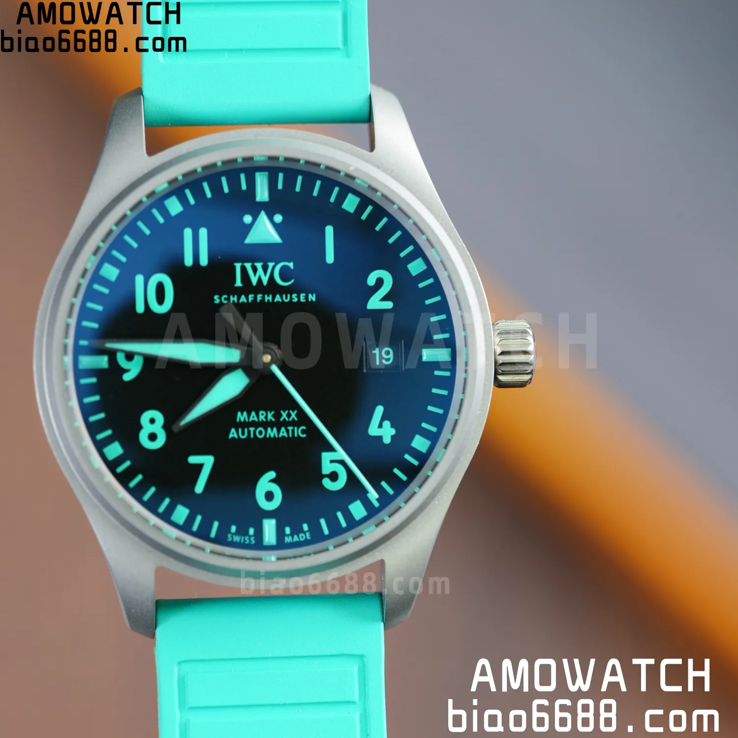 Pilot Mark XX Mercedes-AMG PETRONAS F1 40mm TI/LE Black Dial M+F MY9015 64 44a52aa9cd83147 AMO Watch