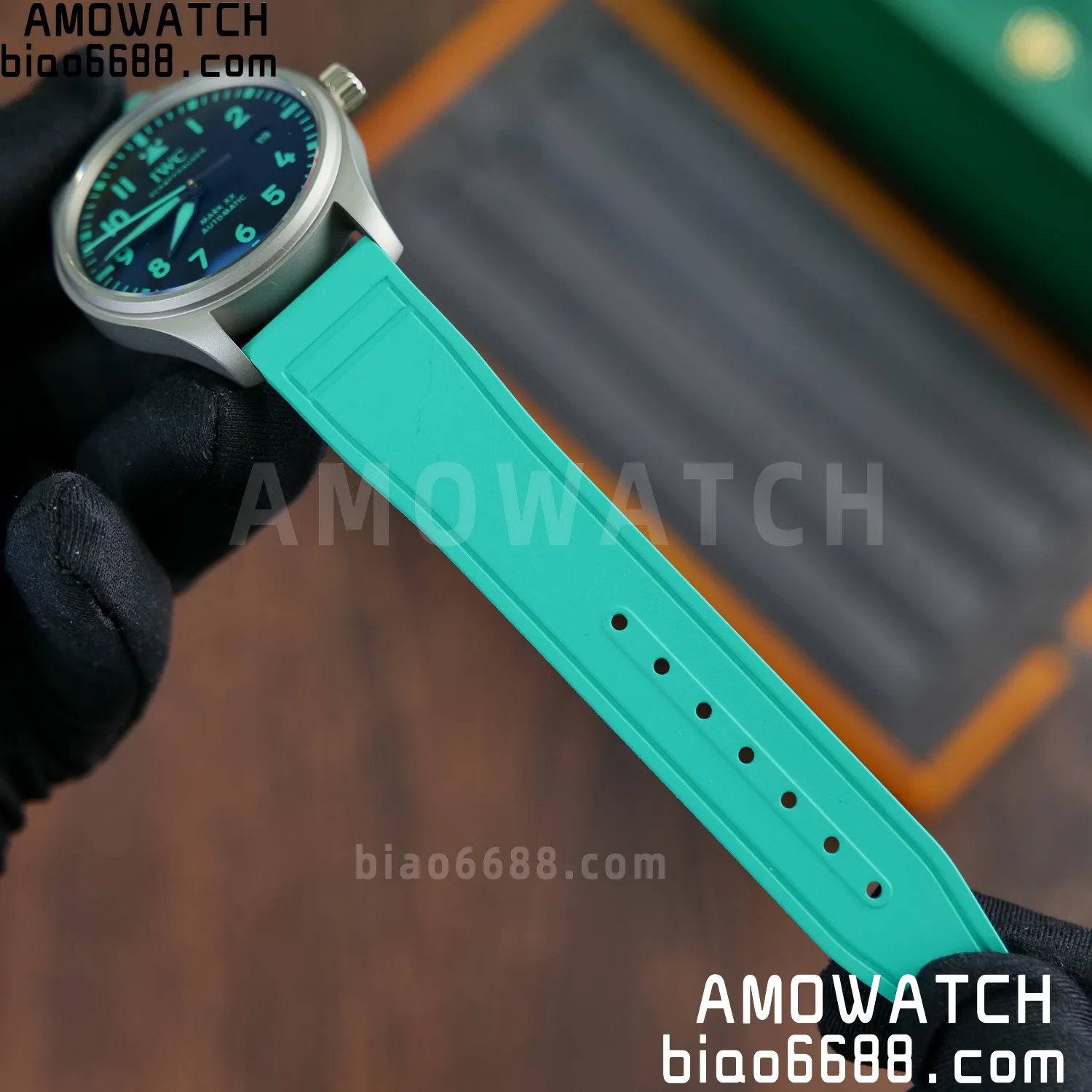 Pilot Mark XX Mercedes-AMG PETRONAS F1 40mm TI/LE Black Dial M+F MY9015 62 5d5107952782c73 AMO Watch