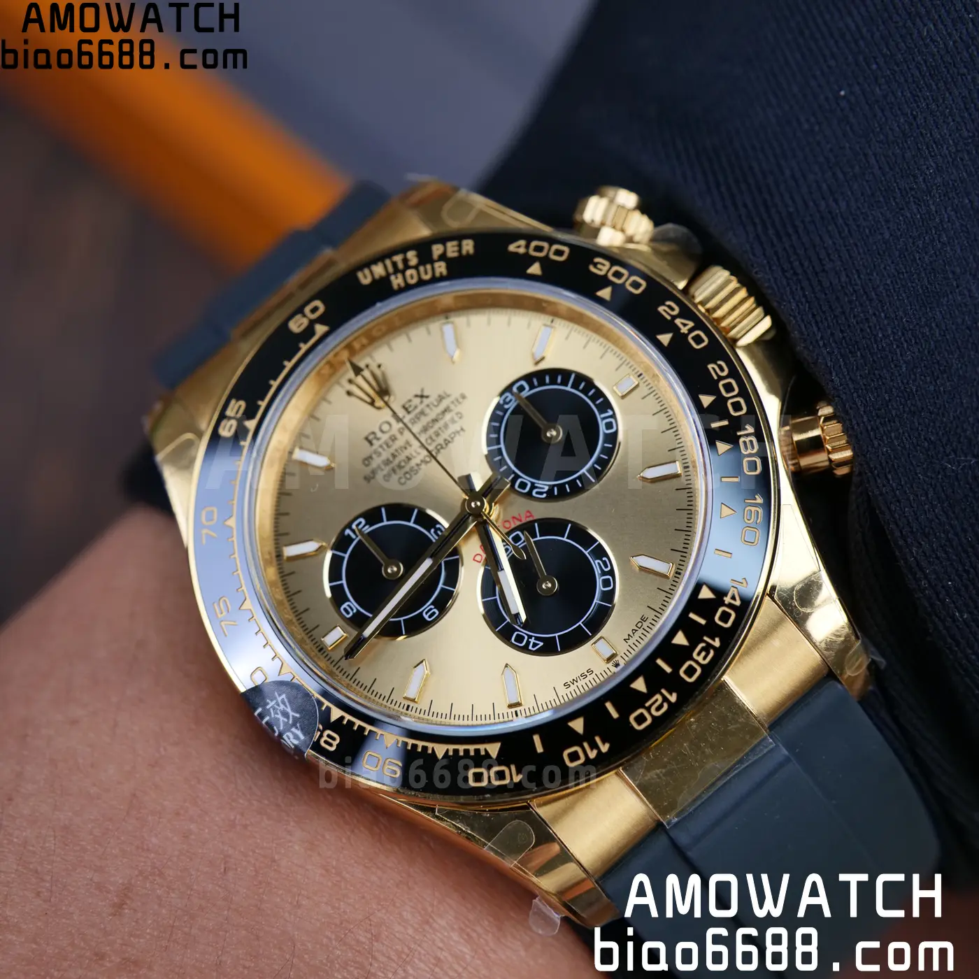 Rolex Daytona 126518 QF 1:1 Best Edition YG/Black Dial SH4131 V11 (Weighted) 77 82a7aae74592f57 AMO Watch