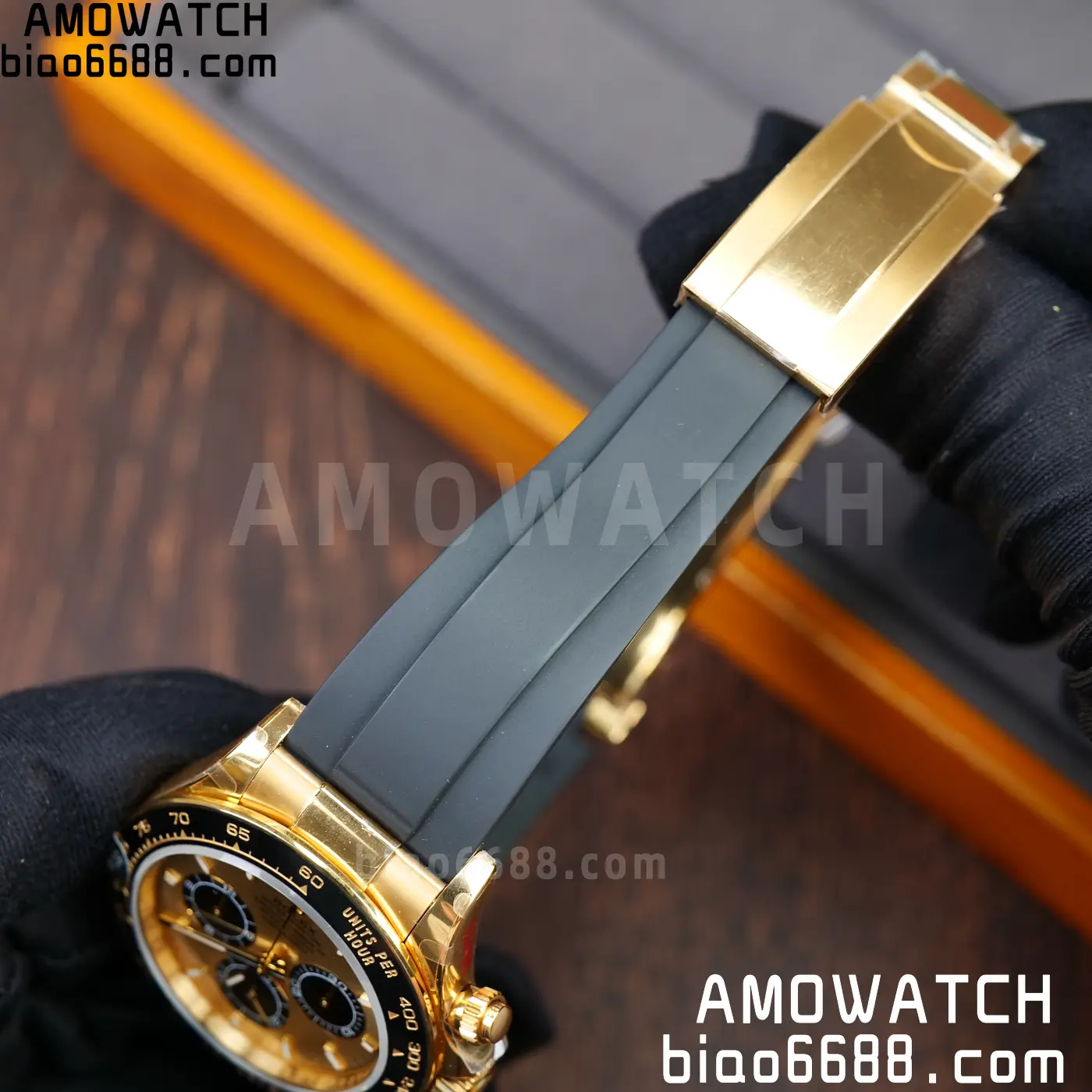 Rolex Daytona 126518 QF 1:1 Best Edition YG/Black Dial SH4131 V11 (Weighted) 58 84b0f7ca4676490 AMO Watch