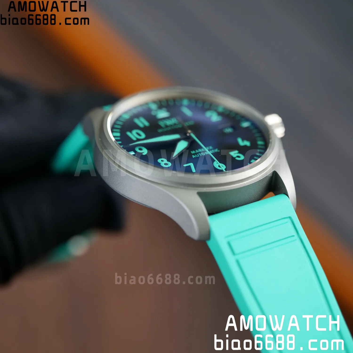 Pilot Mark XX Mercedes-AMG PETRONAS F1 40mm TI/LE Black Dial M+F MY9015 66 a9d2bdbf7a93eca AMO Watch