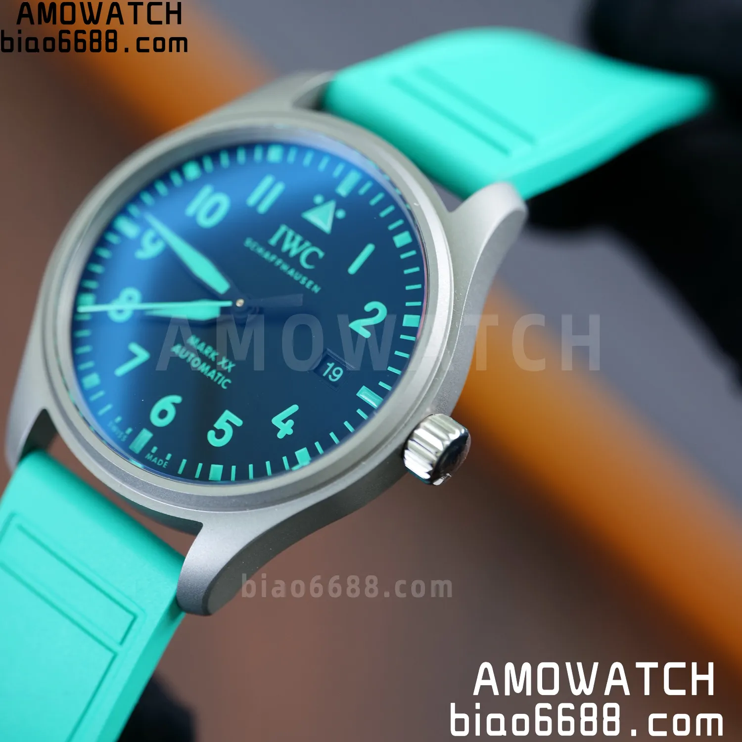 Pilot Mark XX Mercedes-AMG PETRONAS F1 40mm TI/LE Black Dial M+F MY9015 68 bdf602f47e534a7 AMO Watch