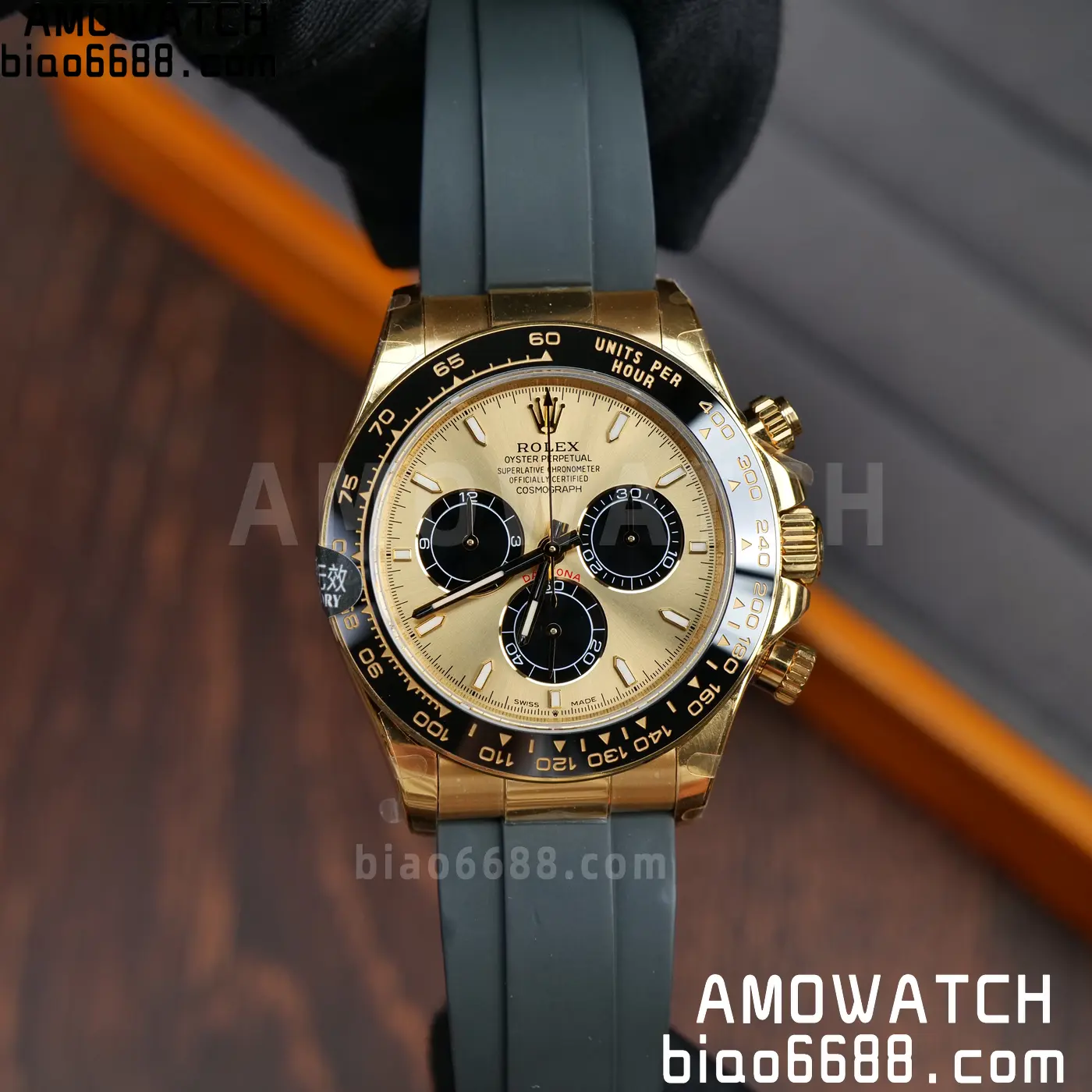 Rolex Daytona 126518 QF 1:1 Best Edition YG/Black Dial SH4131 V11 (Weighted) 60 c9509acf3db9443 AMO Watch