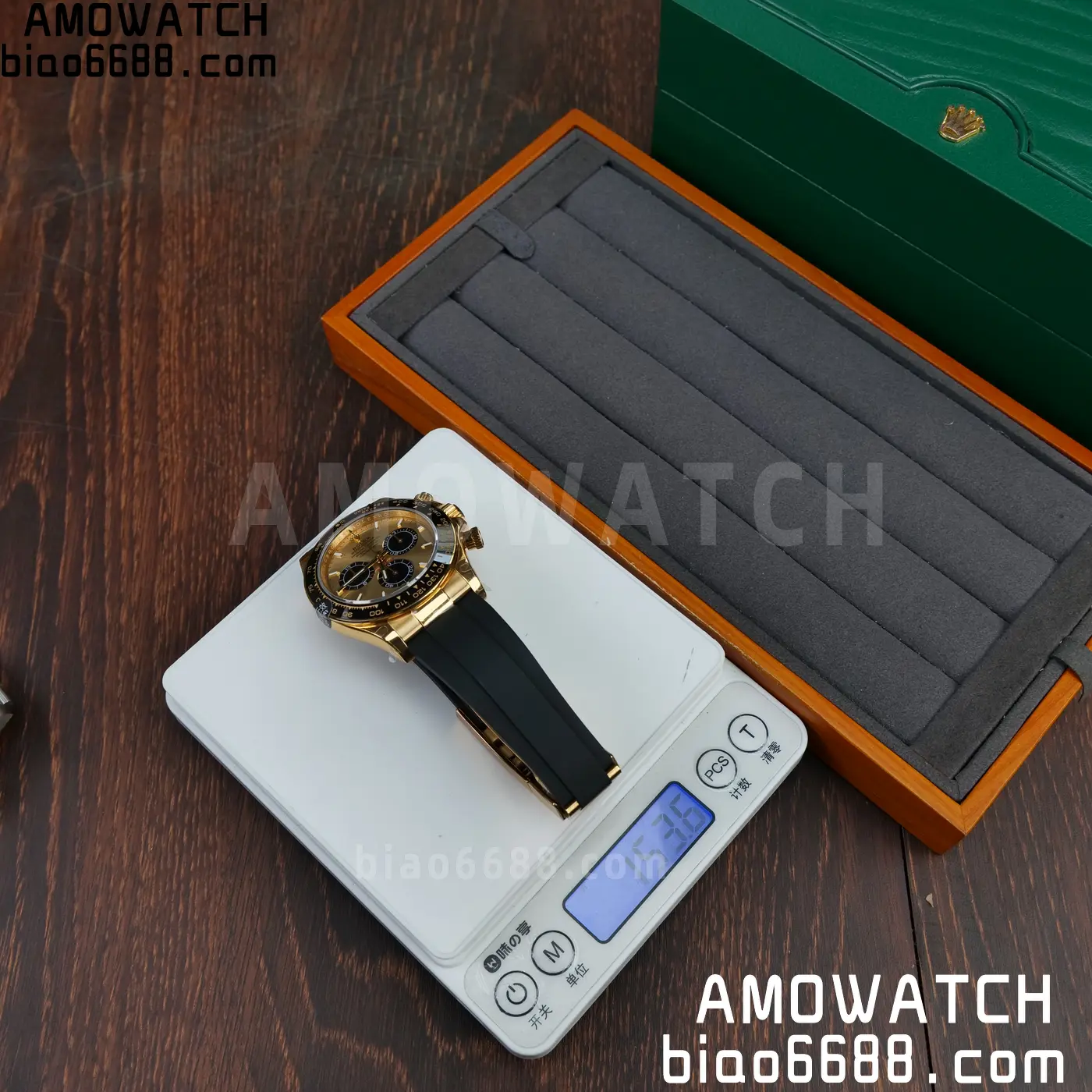 Rolex Daytona 126518 QF 1:1 Best Edition YG/Black Dial SH4131 V11 (Weighted) 53 d8d80e29b247bcf AMO Watch