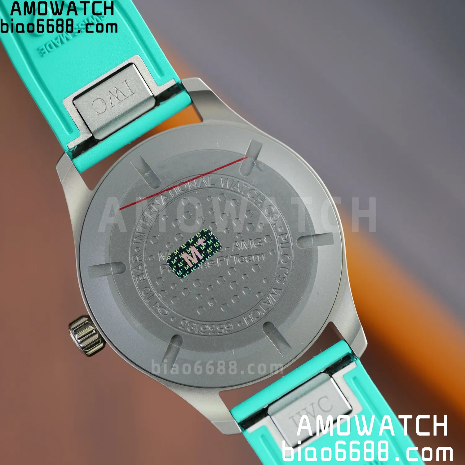 Pilot Mark XX Mercedes-AMG PETRONAS F1 40mm TI/LE Black Dial M+F MY9015 78 d9027e07637e2f3 AMO Watch