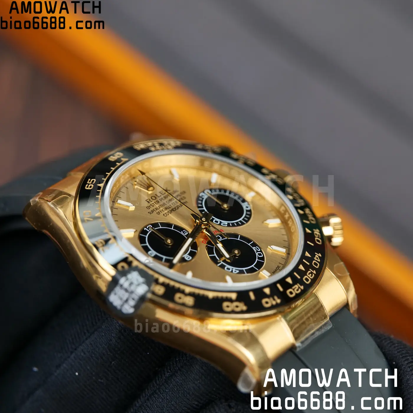 Rolex Daytona 126518 QF 1:1 Best Edition YG/Black Dial SH4131 V11 (Weighted) 70 e1f6e9232cffa6e AMO Watch