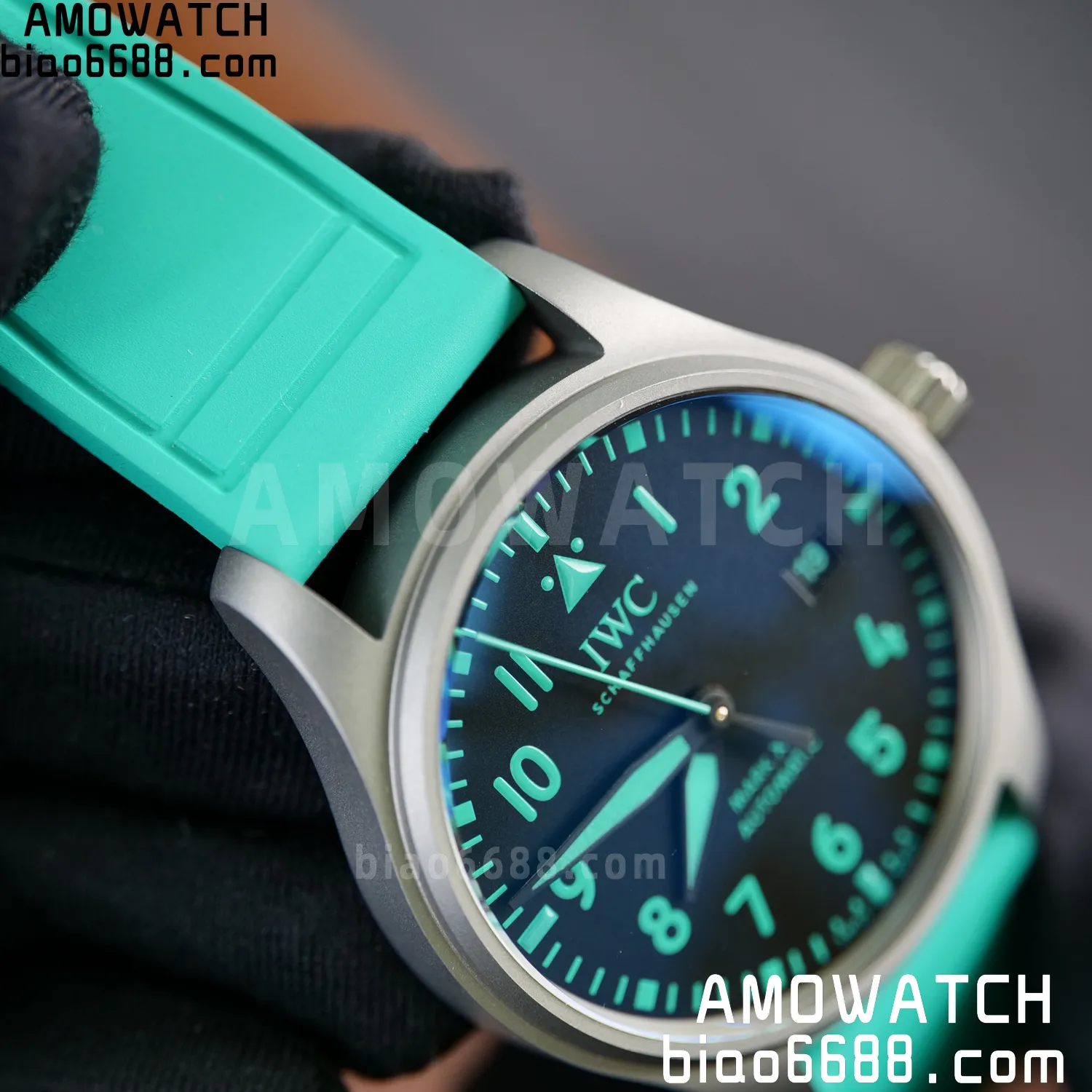 Pilot Mark XX Mercedes-AMG PETRONAS F1 40mm TI/LE Black Dial M+F MY9015 71 e63c7f6836934a4 AMO Watch
