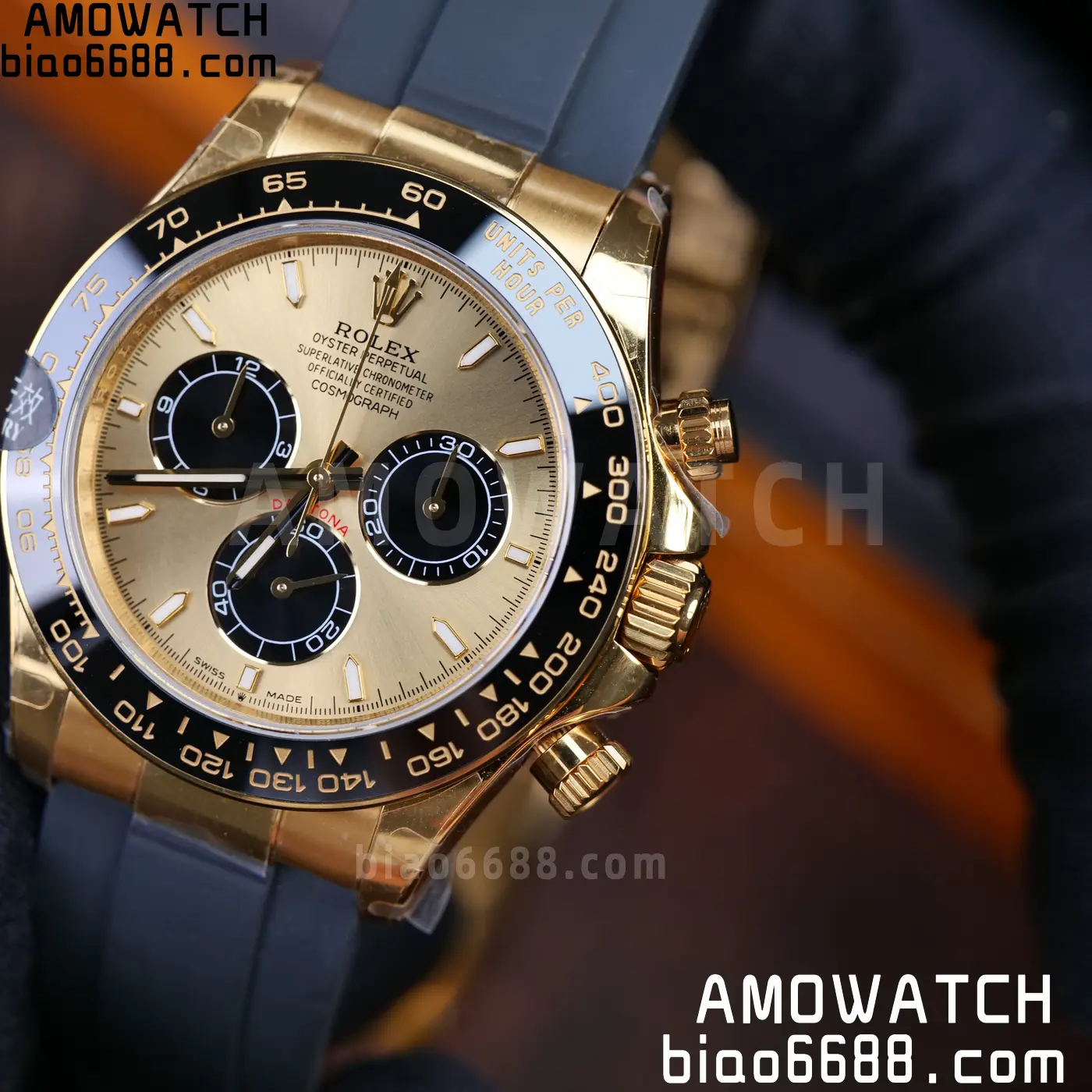 Rolex Daytona 126518 QF 1:1 Best Edition YG/Black Dial SH4131 V11 (Weighted) 65 f3421b153cf9d08 AMO Watch