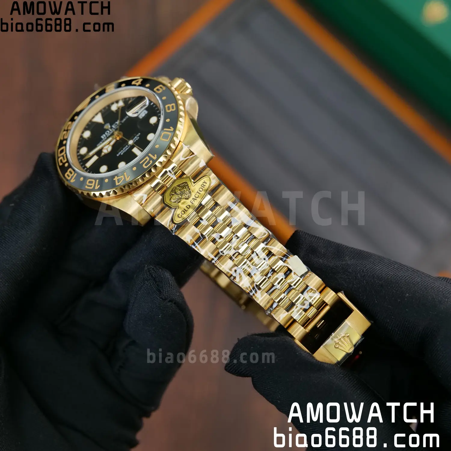 Rolex GMT Master II 126718 YG Gold Factory 1:1 Best Edition Black Dial V4 (Weighted) 62 0c5221caff1350e 阿默表行AmoWatch