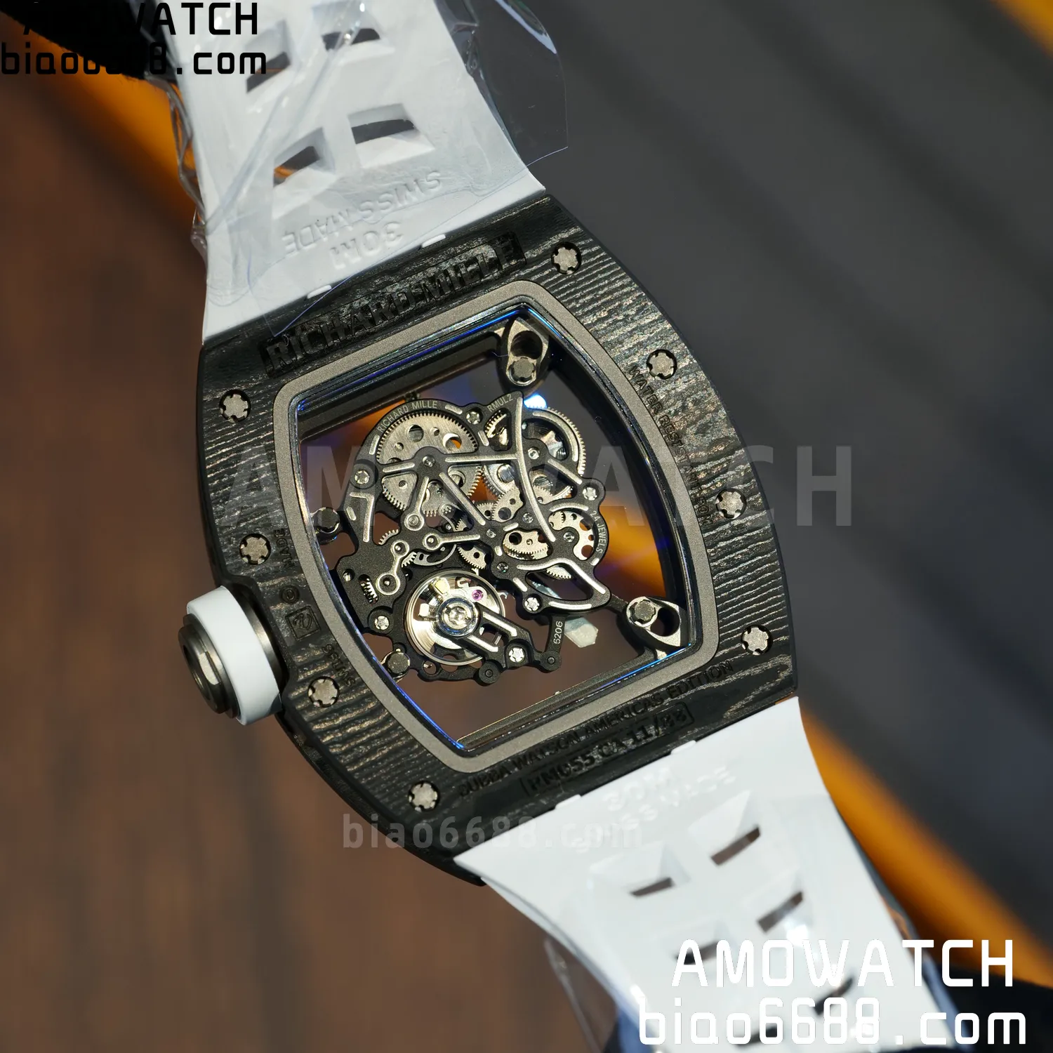 Richard Mille RM055 NTPT APSF 1:1 Best Edition Shark fin strap RMUL2 Super Clone 87 20fab81151cc271 AMO Watch