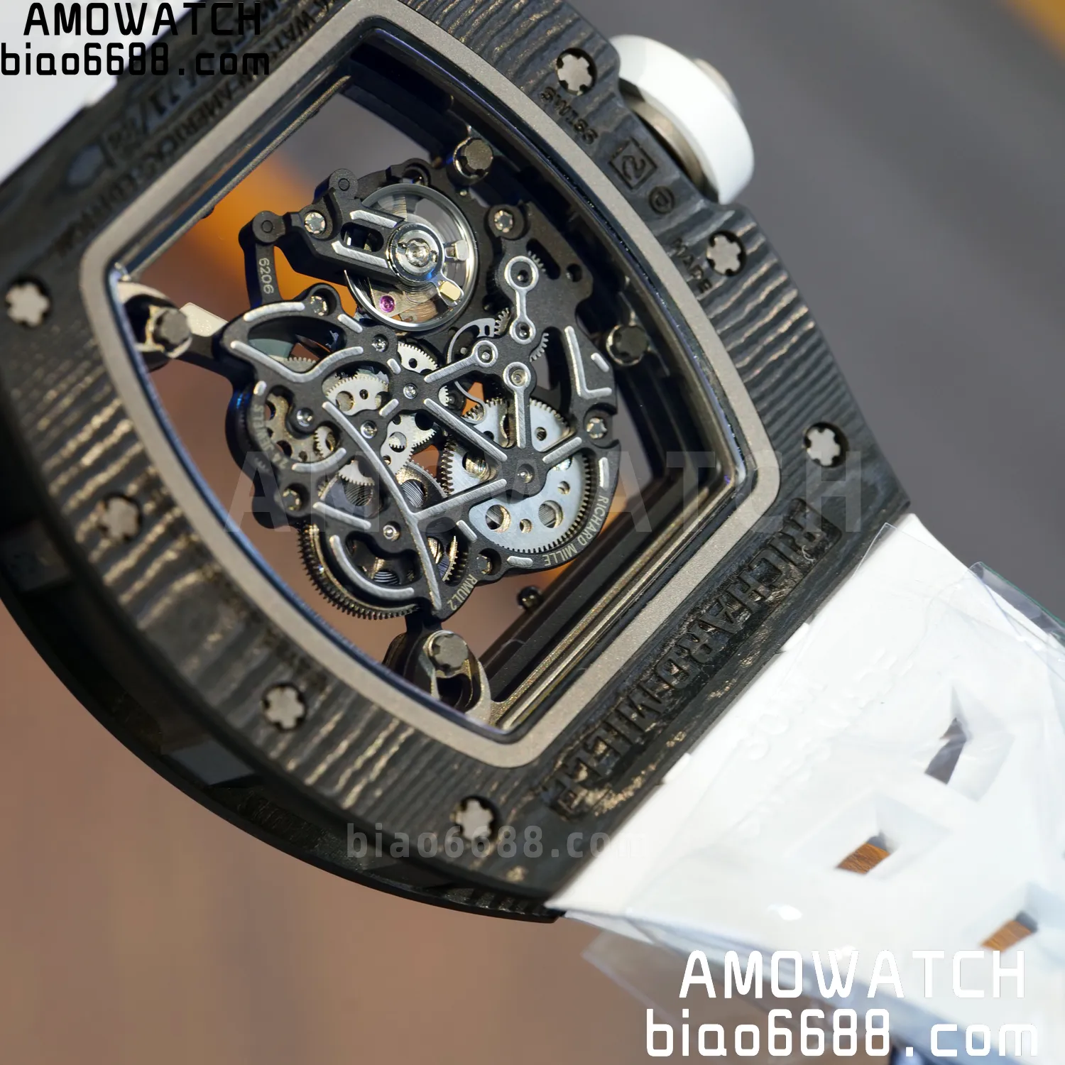Richard Mille RM055 NTPT APSF 1:1 Best Edition Shark fin strap RMUL2 Super Clone 90 3b6a462b2b2fe50 AMO Watch