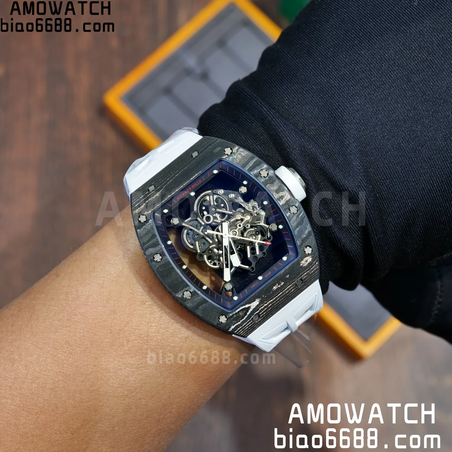 Richard Mille RM055 NTPT APSF 1:1 Best Edition Shark fin strap RMUL2 Super Clone 96 7a5bc97ce723c73 AMO Watch