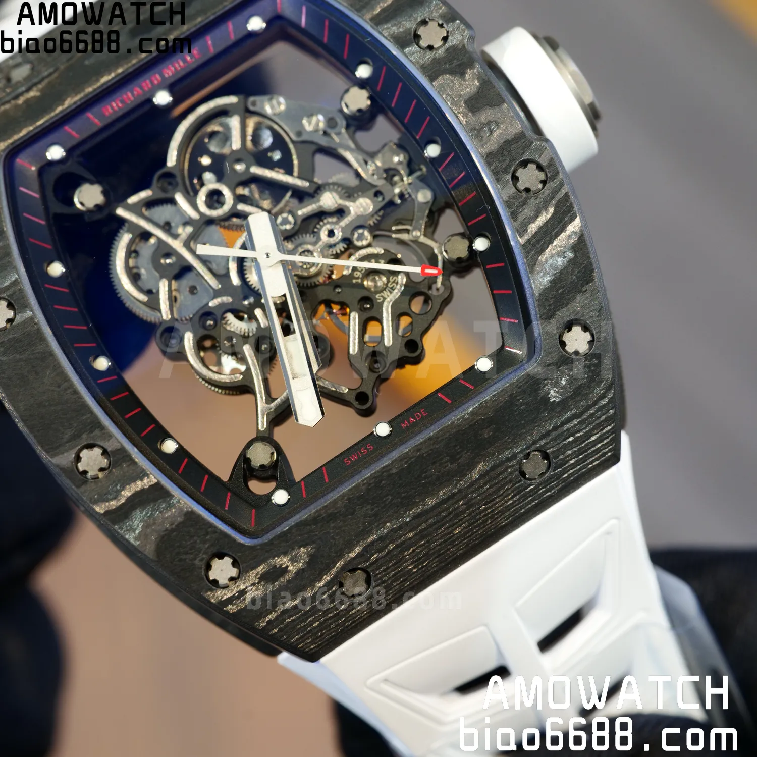 Richard Mille RM055 NTPT APSF 1:1 Best Edition Shark fin strap RMUL2 Super Clone 84 a961c5d2b31a815 AMO Watch