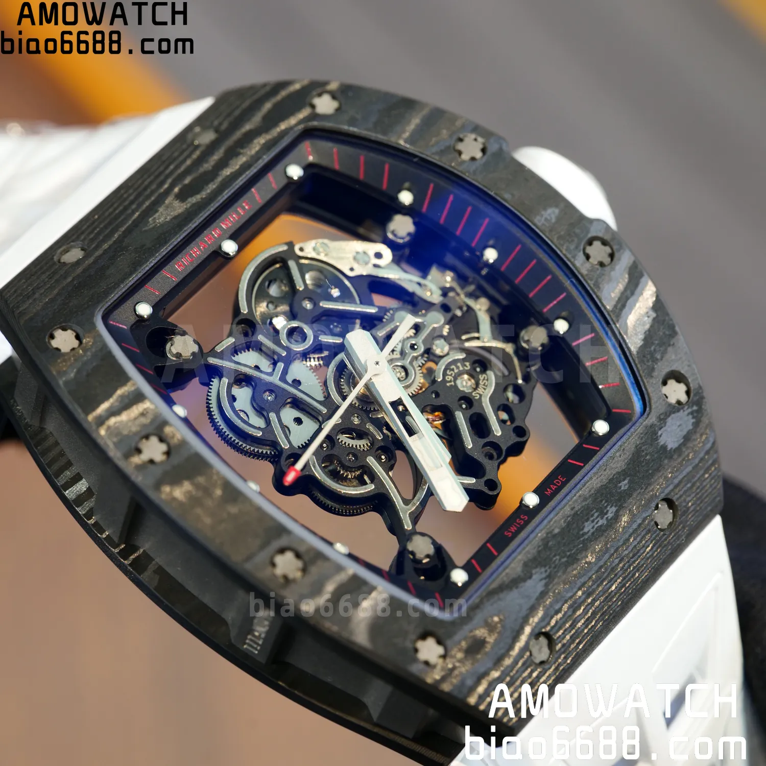 Richard Mille RM055 NTPT APSF 1:1 Best Edition Shark fin strap RMUL2 Super Clone 86 e05e1894f37e8bb AMO Watch
