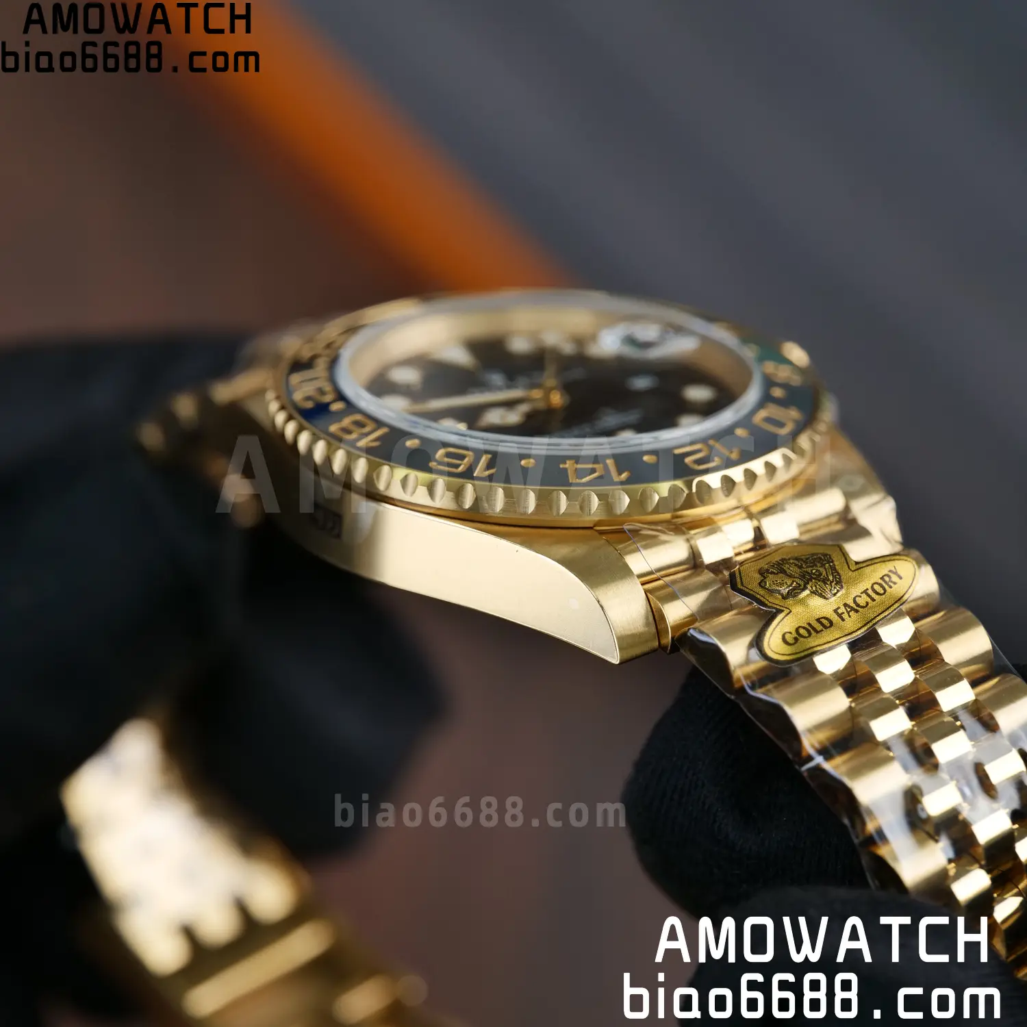 Rolex GMT Master II 126718 YG Gold Factory 1:1 Best Edition Black Dial V4 (Weighted) 66 e51fad8f5c53596 阿默表行AmoWatch