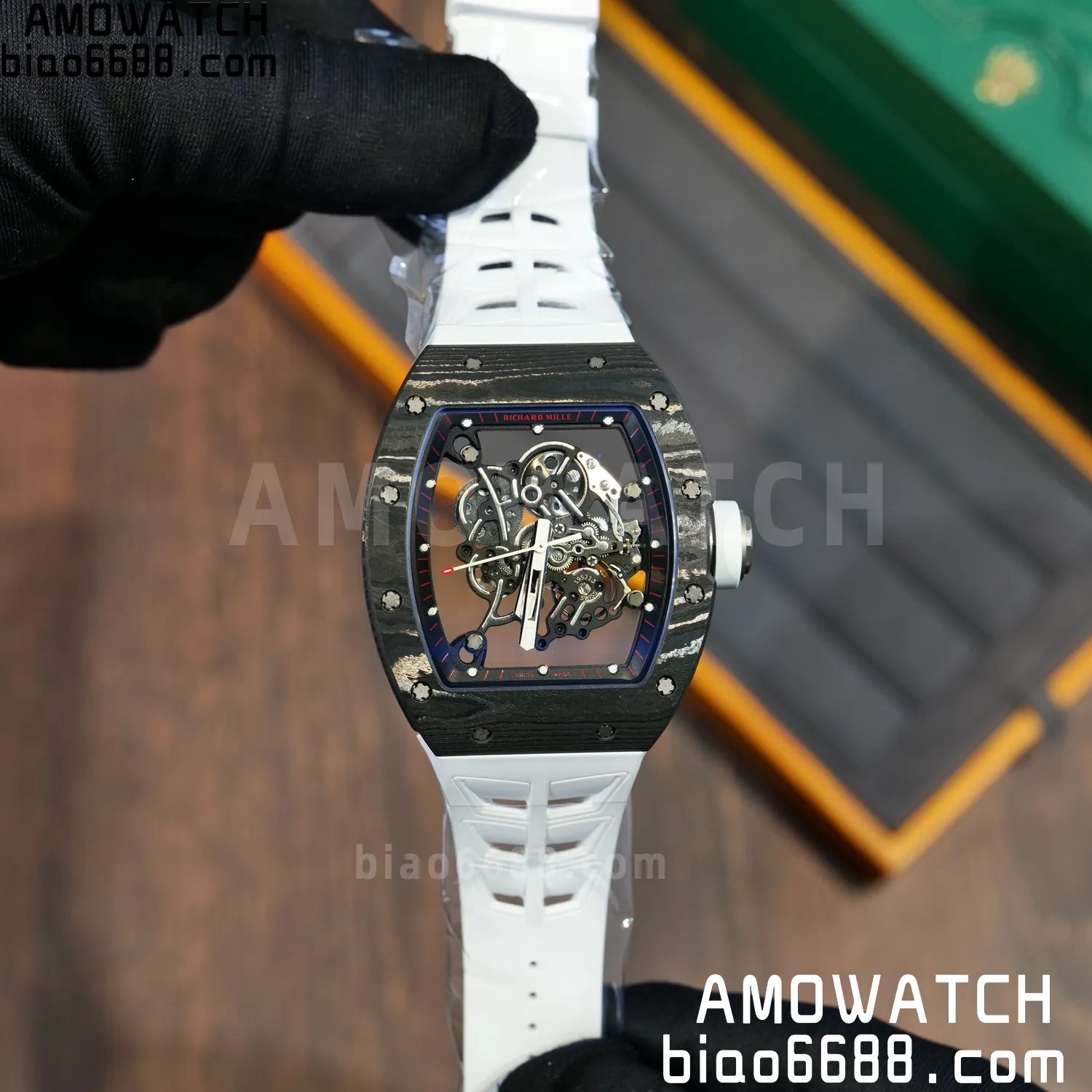Richard Mille RM055 NTPT APSF 1:1 Best Edition Shark fin strap RMUL2 Super Clone 69 e8b617ee7485814 AMO Watch