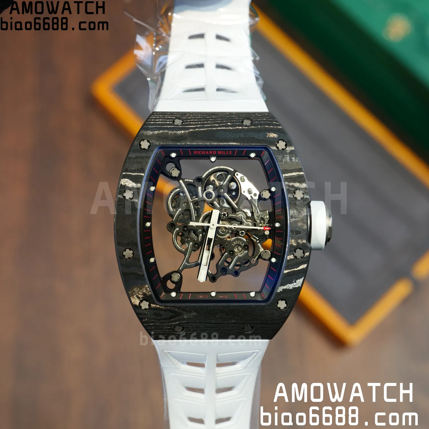 Richard Mille RM055 NTPT APSF 1:1 Best Edition Shark fin strap RMUL2 Super Clone 74 ed70cc115c1e86b AMO Watch