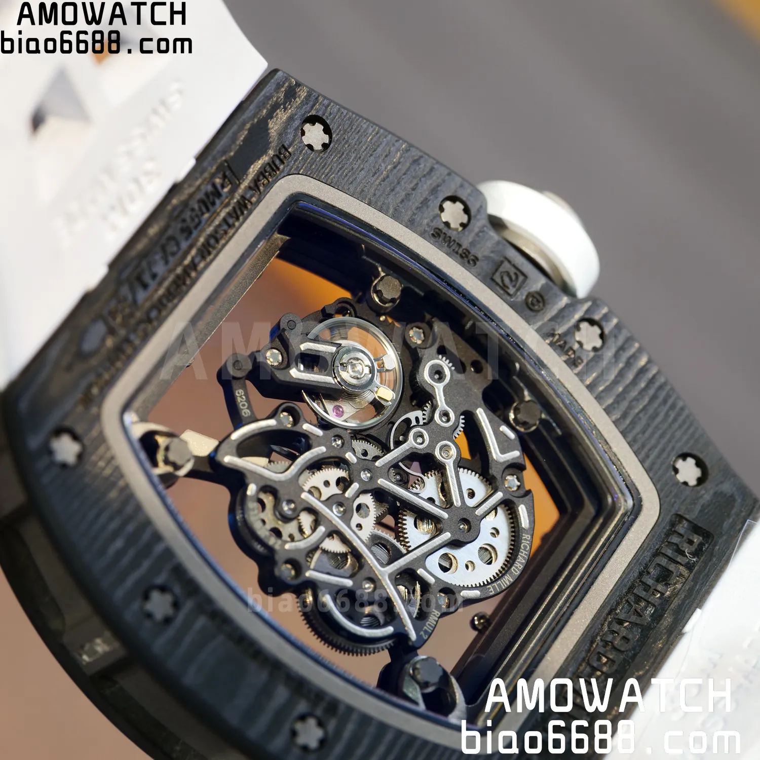 Richard Mille RM055 NTPT APSF 1:1 Best Edition Shark fin strap RMUL2 Super Clone 89 fcd3e0e6b32de33 AMO Watch
