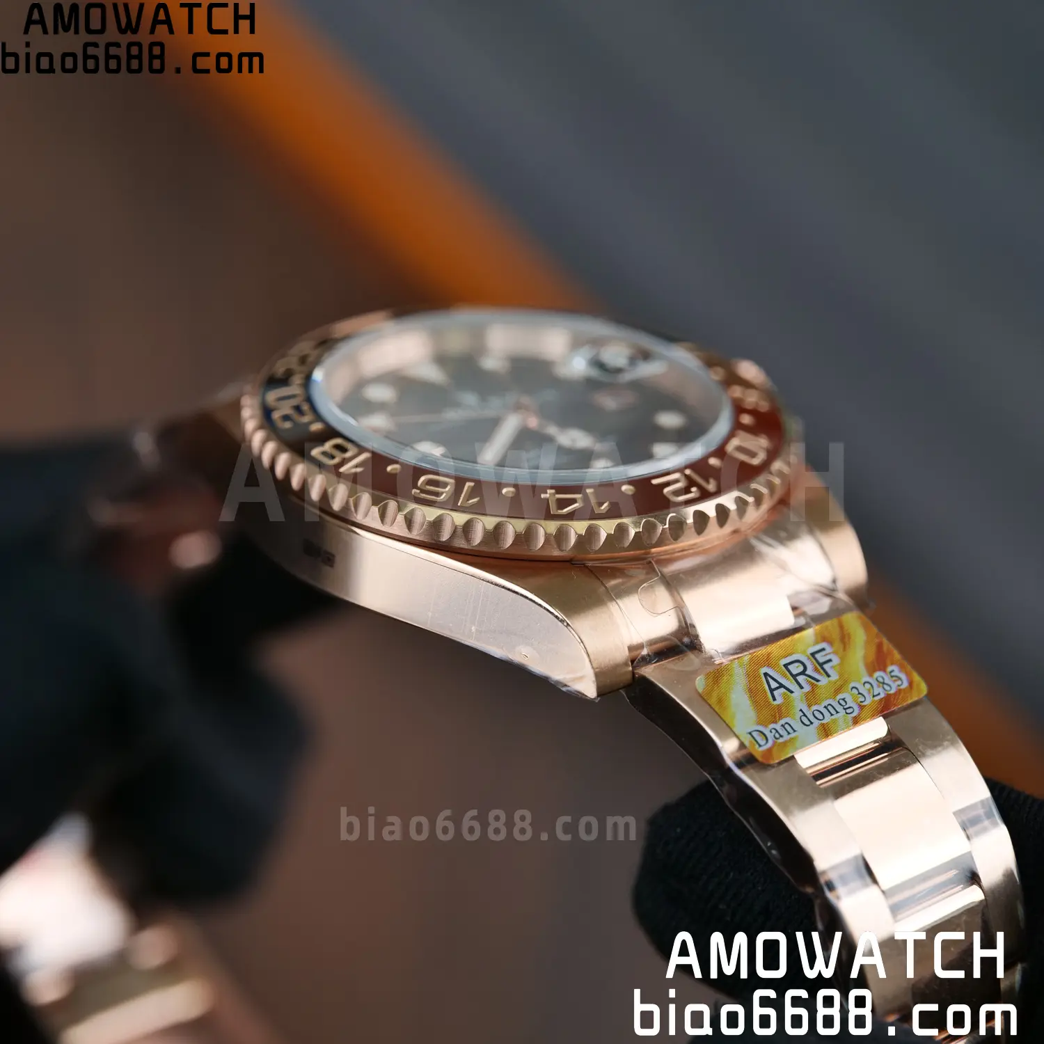 Rolex GMT-Master II M126715CHNR RG ARF Factory 1:1 Best Edition on Oyster Bracelet DD3285 69 cc0fc5b68ca81cd 阿默表行AmoWatch