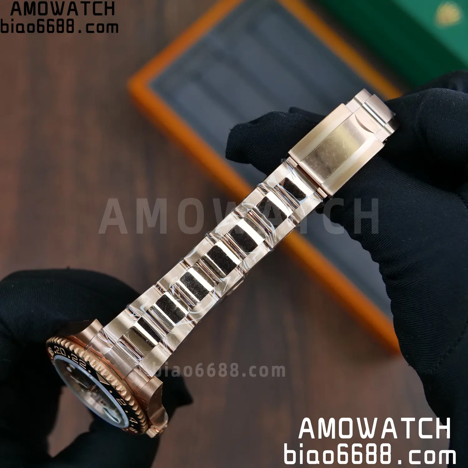 Rolex GMT-Master II M126715CHNR RG ARF Factory 1:1 Best Edition on Oyster Bracelet DD3285 64 f1071326e96e3bf 阿默表行AmoWatch