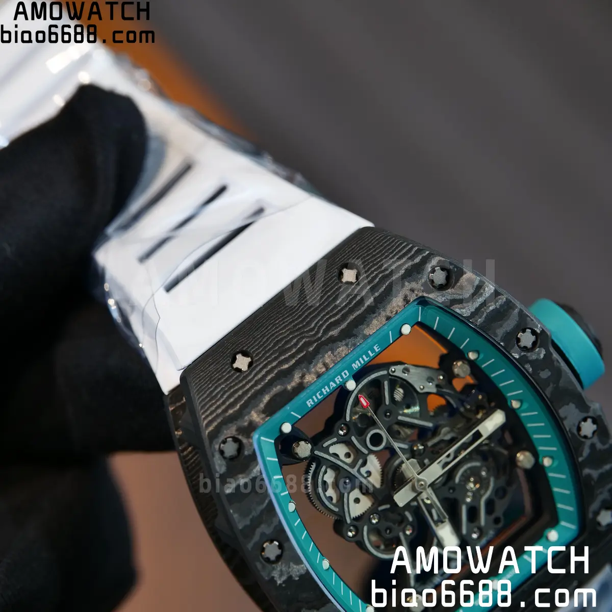 Custom Made Richard Mille RM055 NTPT 'Yas Marina Circuit' Carbon Vaucher RMUL2 Super Clone 112 05178fc33f4708e 阿默表行AmoWatch