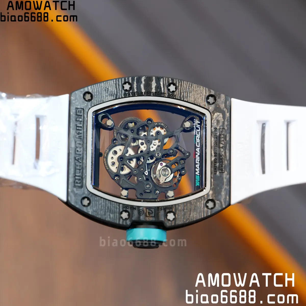 Custom Made Richard Mille RM055 NTPT 'Yas Marina Circuit' Carbon Vaucher RMUL2 Super Clone 122 05cb085287f24b5 阿默表行AmoWatch