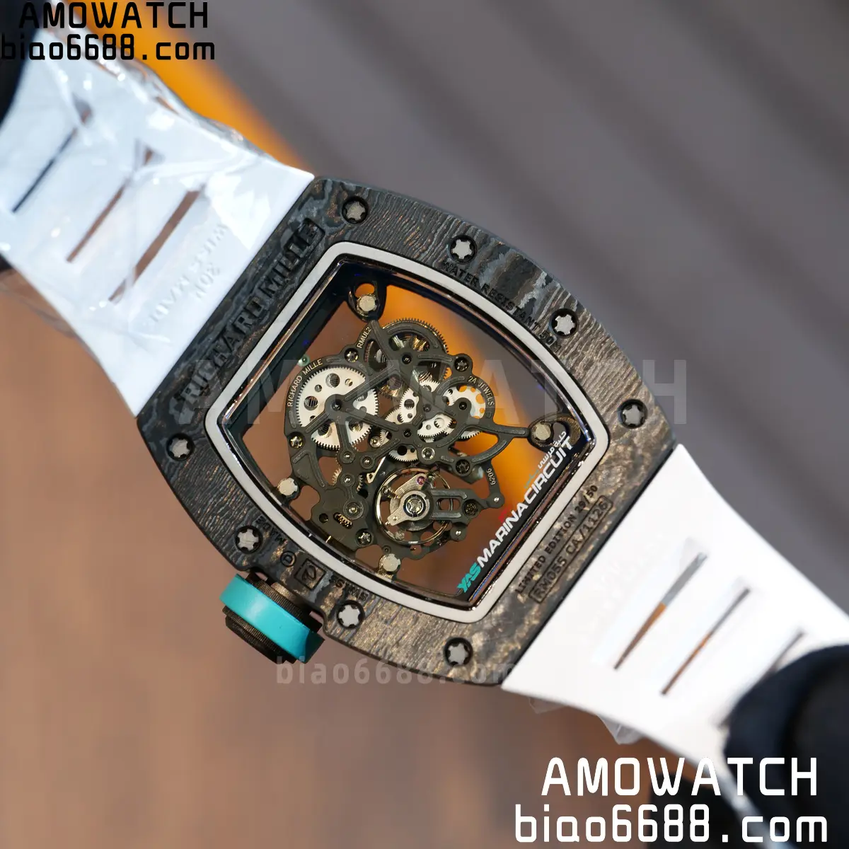 Custom Made Richard Mille RM055 NTPT 'Yas Marina Circuit' Carbon Vaucher RMUL2 Super Clone 121 17e5e304baebaed 阿默表行AmoWatch