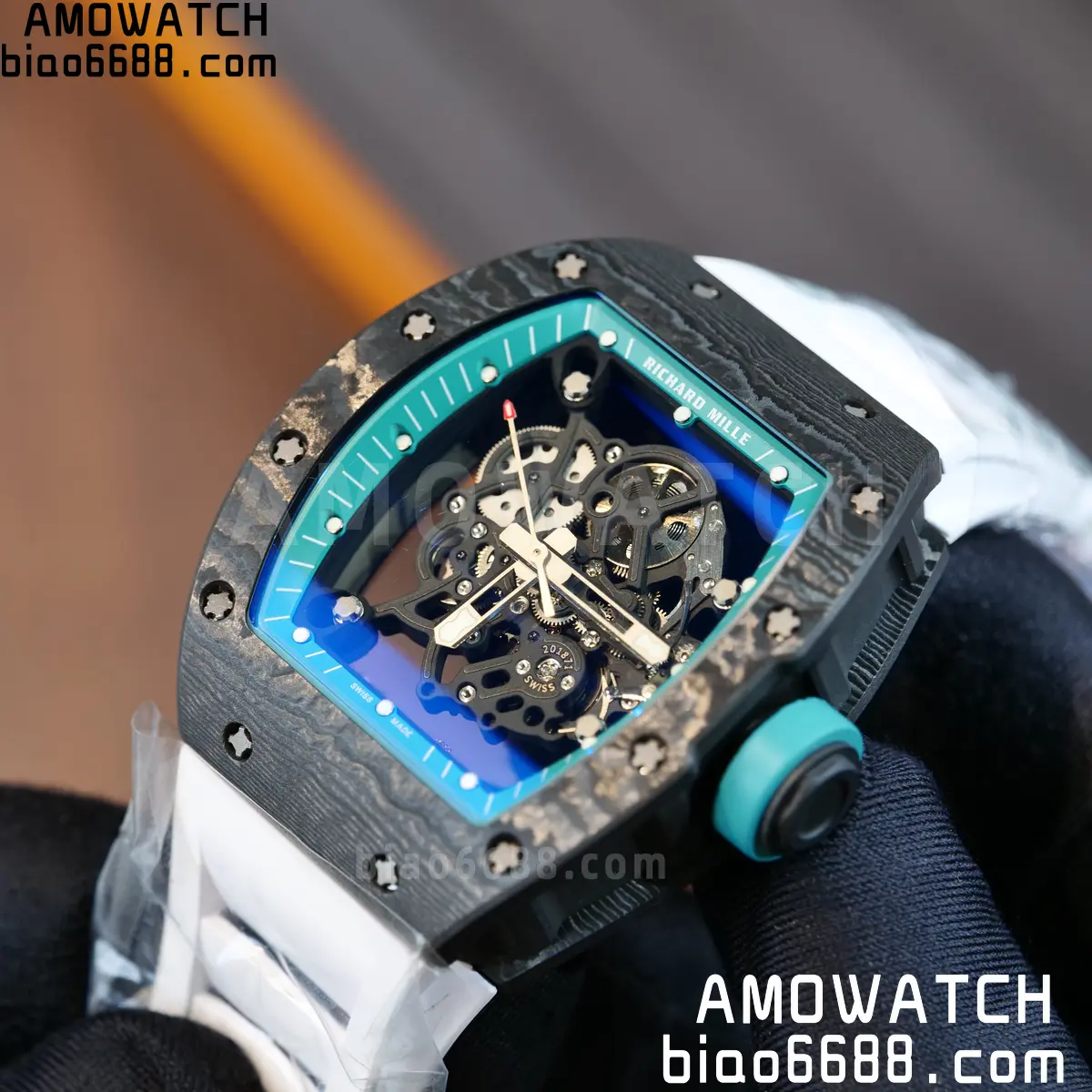 Custom Made Richard Mille RM055 NTPT 'Yas Marina Circuit' Carbon Vaucher RMUL2 Super Clone 111 24a2b1a035b619c 阿默表行AmoWatch
