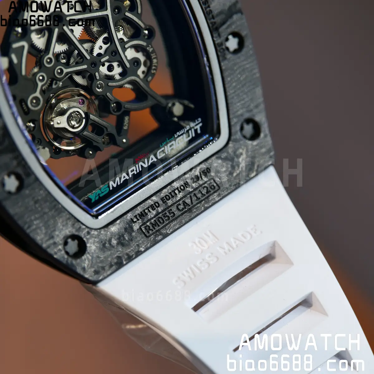 Custom Made Richard Mille RM055 NTPT 'Yas Marina Circuit' Carbon Vaucher RMUL2 Super Clone 124 3e250058bc6f798 阿默表行AmoWatch