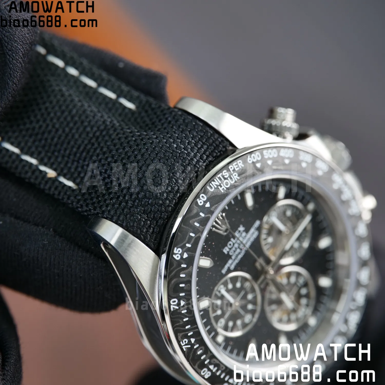 Rolex DIW Ventura Daytona ADGF Best Edition Stars Dial on Black Nylon Strap SA4130 71 5d30c25633fe1f3 阿默表行AmoWatch