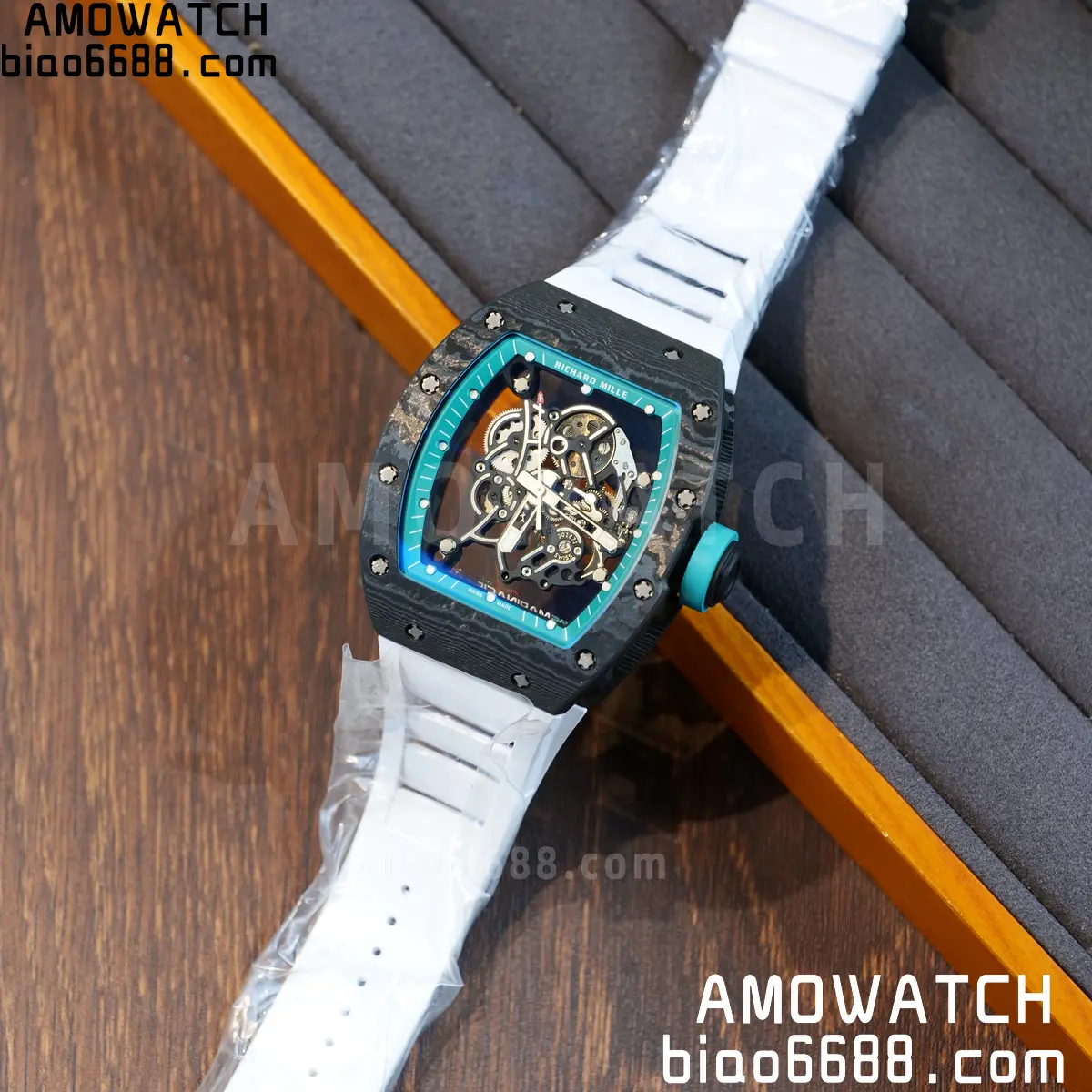 Custom Made Richard Mille RM055 NTPT 'Yas Marina Circuit' Carbon Vaucher RMUL2 Super Clone 128 5e8dd0af6139af6 阿默表行AmoWatch