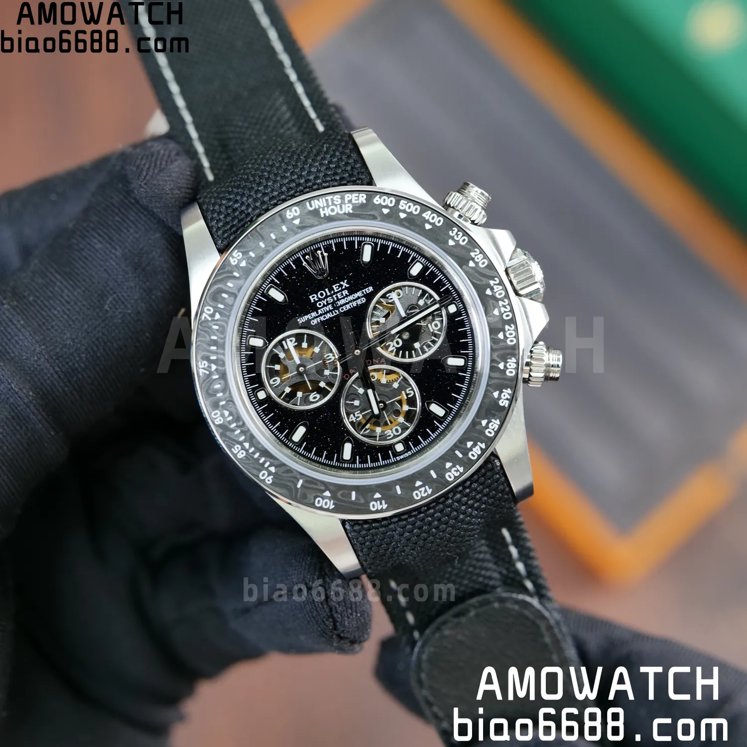 Rolex DIW Ventura Daytona ADGF Best Edition Stars Dial on Black Nylon Strap SA4130 59 647497940b7b310 阿默表行AmoWatch