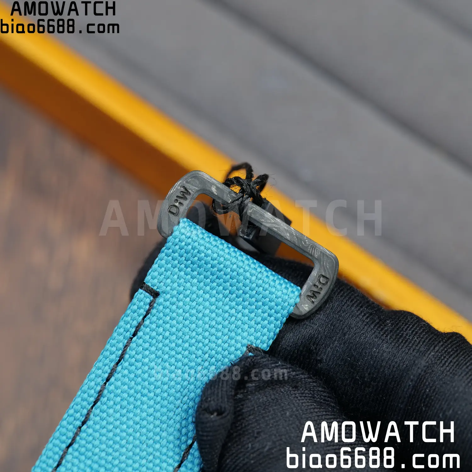 Rolex Daytona DIW Black Carbon DIWF Best Edition Blue/Silver Roman Dial on Blue Nylon Strap DD4801 90 70d43997b19a7a3 阿默表行AmoWatch