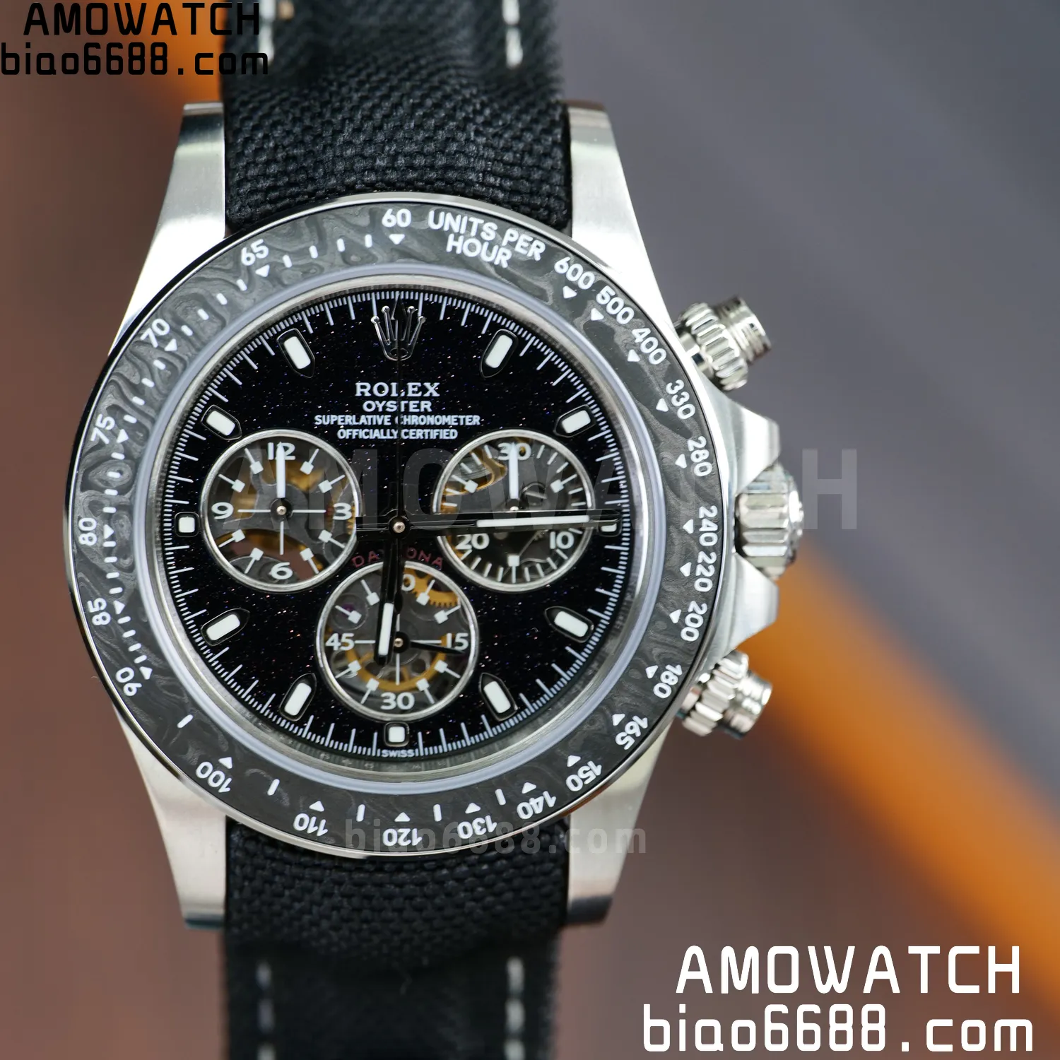 Rolex DIW Ventura Daytona ADGF Best Edition Stars Dial on Black Nylon Strap SA4130 64 7c27500e6dade21 阿默表行AmoWatch