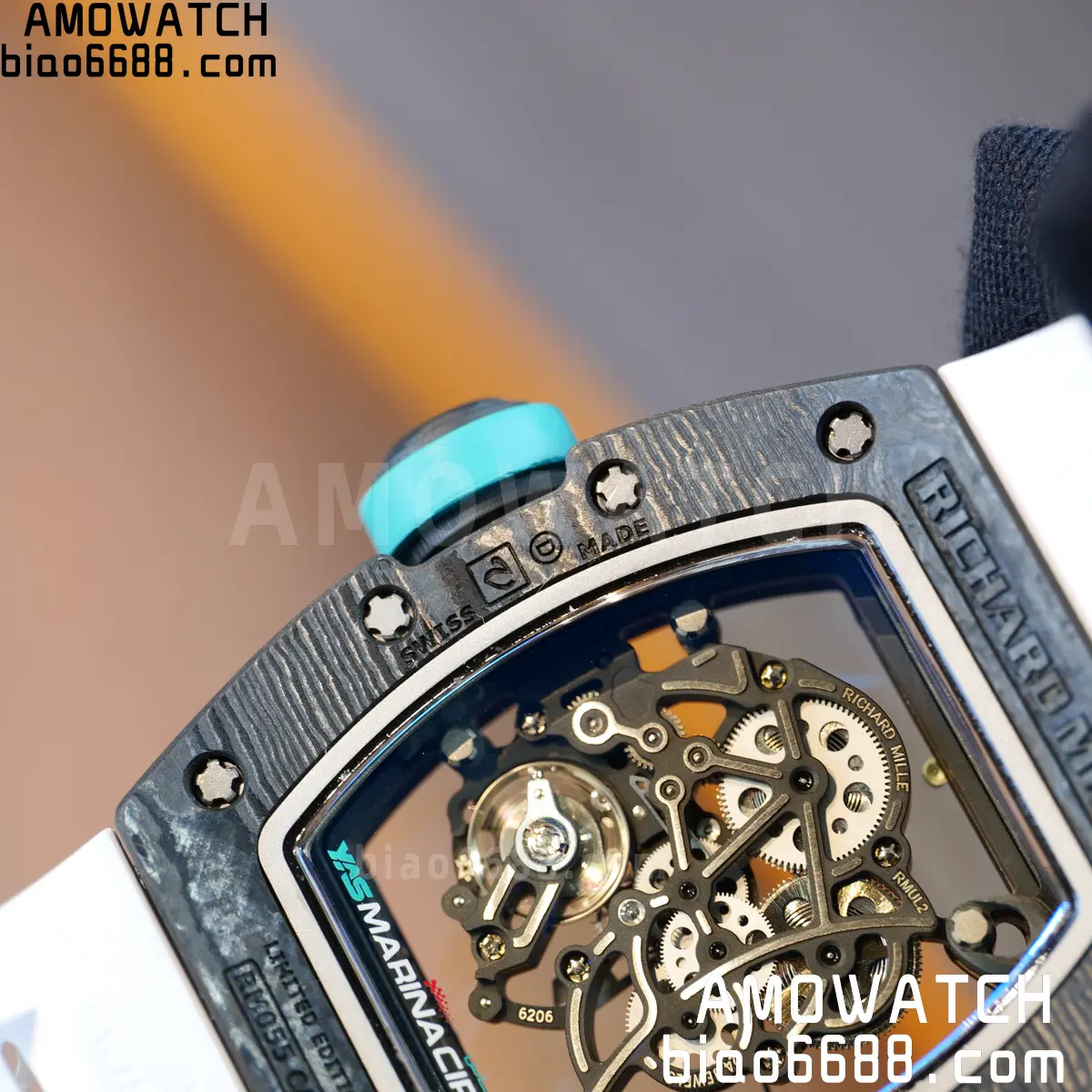 Custom Made Richard Mille RM055 NTPT 'Yas Marina Circuit' Carbon Vaucher RMUL2 Super Clone 127 932e328ef6275e5 阿默表行AmoWatch