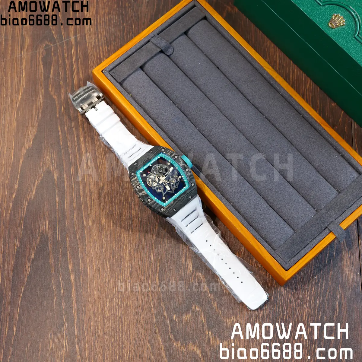 Custom Made Richard Mille RM055 NTPT 'Yas Marina Circuit' Carbon Vaucher RMUL2 Super Clone 96 a5db9d809239f35 阿默表行AmoWatch