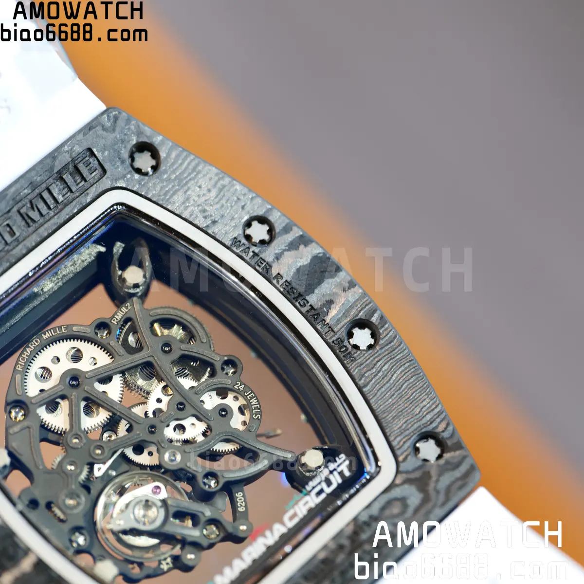 Custom Made Richard Mille RM055 NTPT 'Yas Marina Circuit' Carbon Vaucher RMUL2 Super Clone 126 d4e038af164c9a2 阿默表行AmoWatch