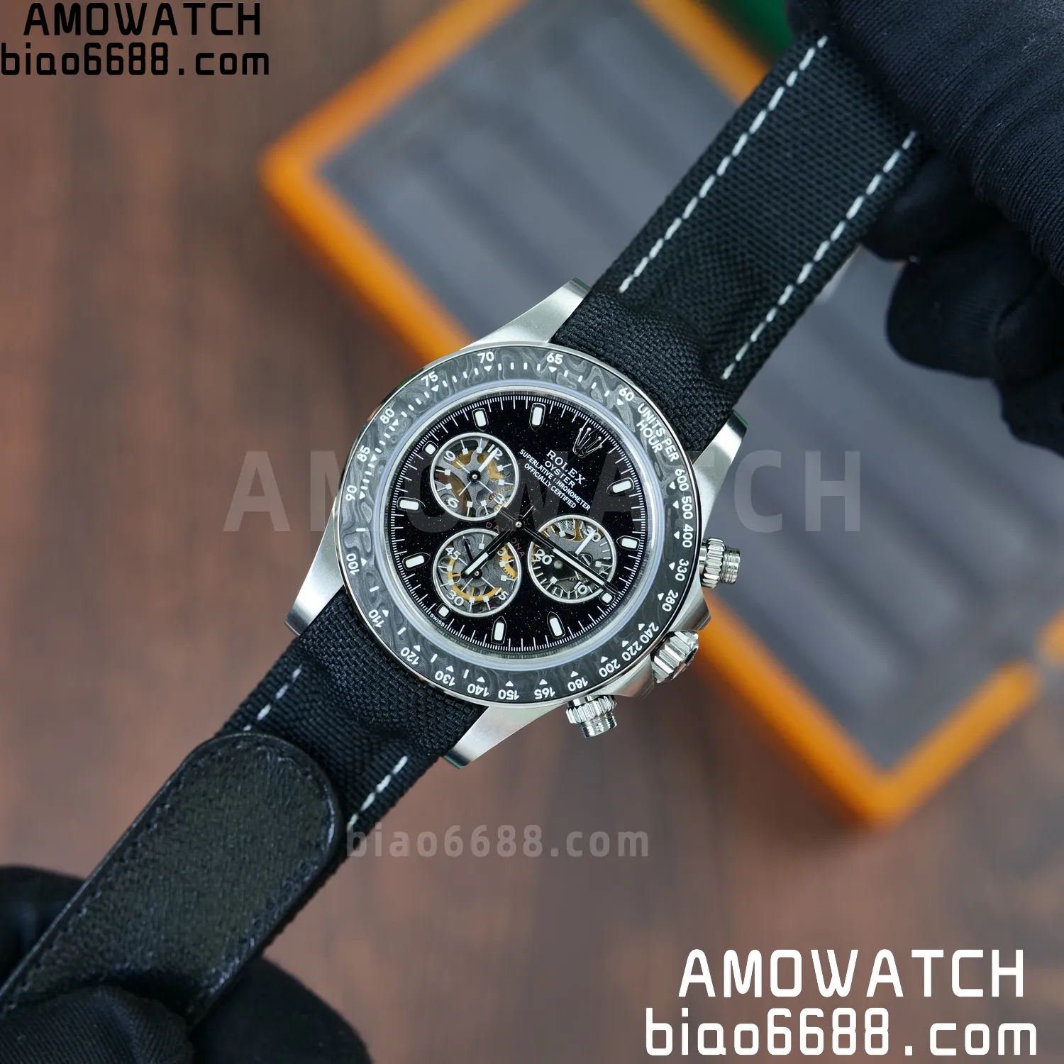 Rolex DIW Ventura Daytona ADGF Best Edition Stars Dial on Black Nylon Strap SA4130 60 ff9d704167e0680 阿默表行AmoWatch