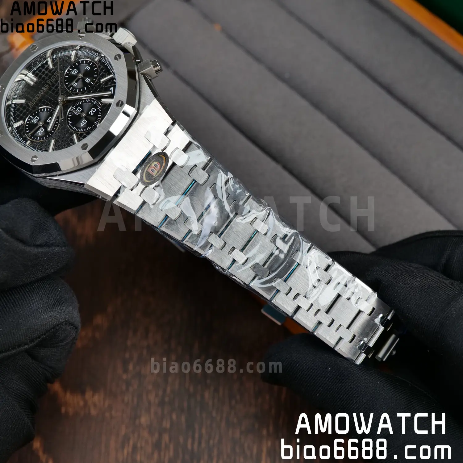 AP Royal Oak Chrono 26240 SS DDF 1:1 Best Edition Black Dial on SS Bracelet DD4401 Super Clone 78 0085880b37e0353 AMO Watch