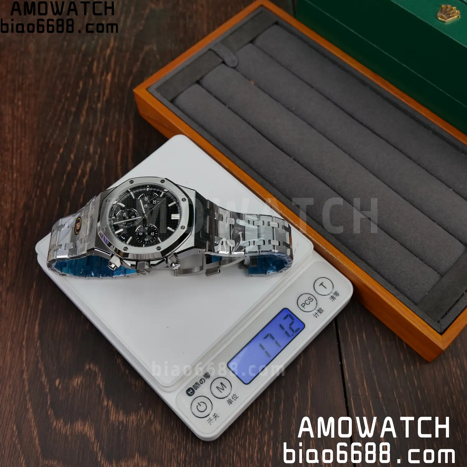 AP Royal Oak Chrono 26240 SS DDF 1:1 Best Edition Black Dial on SS Bracelet DD4401 Super Clone 73 0298737e48c2782 AMO Watch