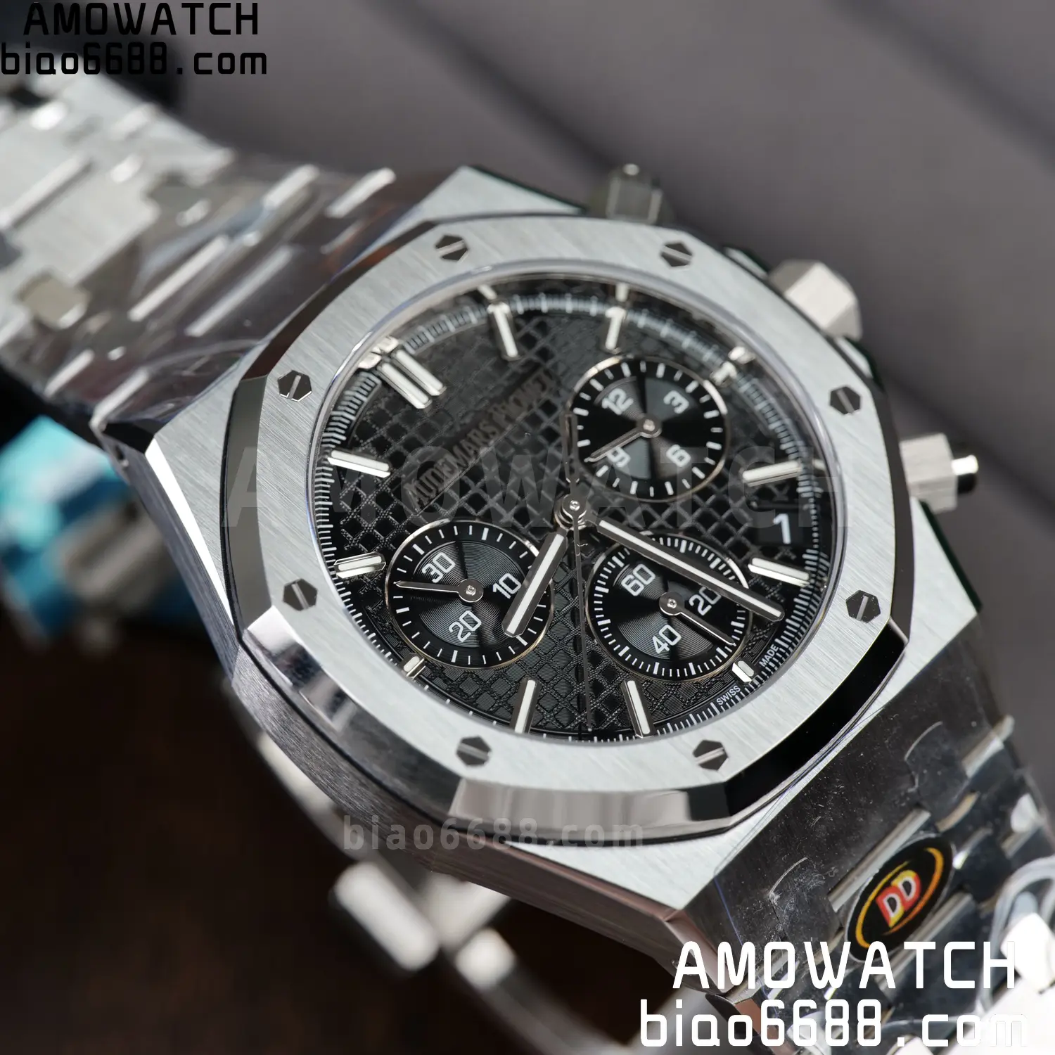 AP Royal Oak Chrono 26240 SS DDF 1:1 Best Edition Black Dial on SS Bracelet DD4401 Super Clone 108 1f39d4aeb39a1e0 AMO Watch