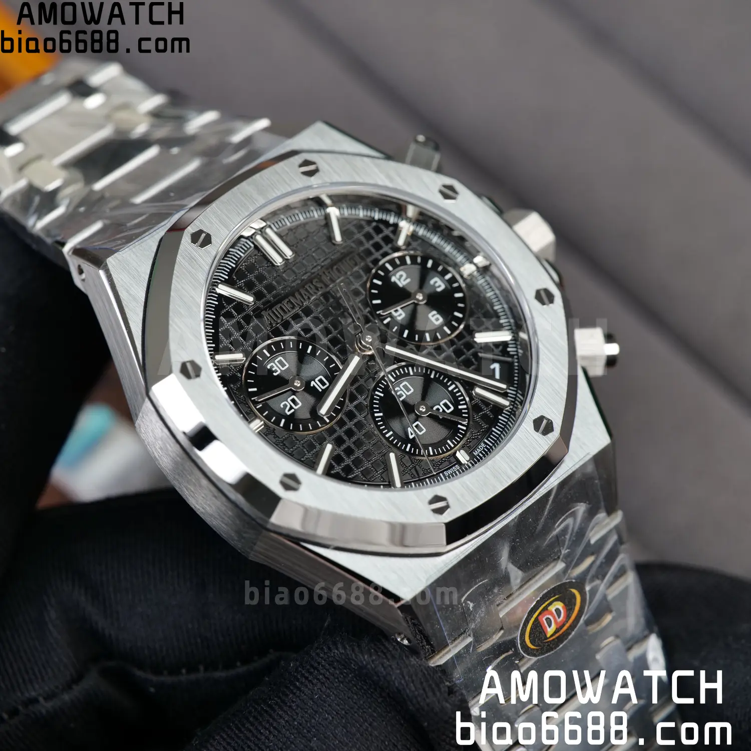 AP Royal Oak Chrono 26240 SS DDF 1:1 Best Edition Black Dial on SS Bracelet DD4401 Super Clone 84 51d2f7ae1df26ab AMO Watch