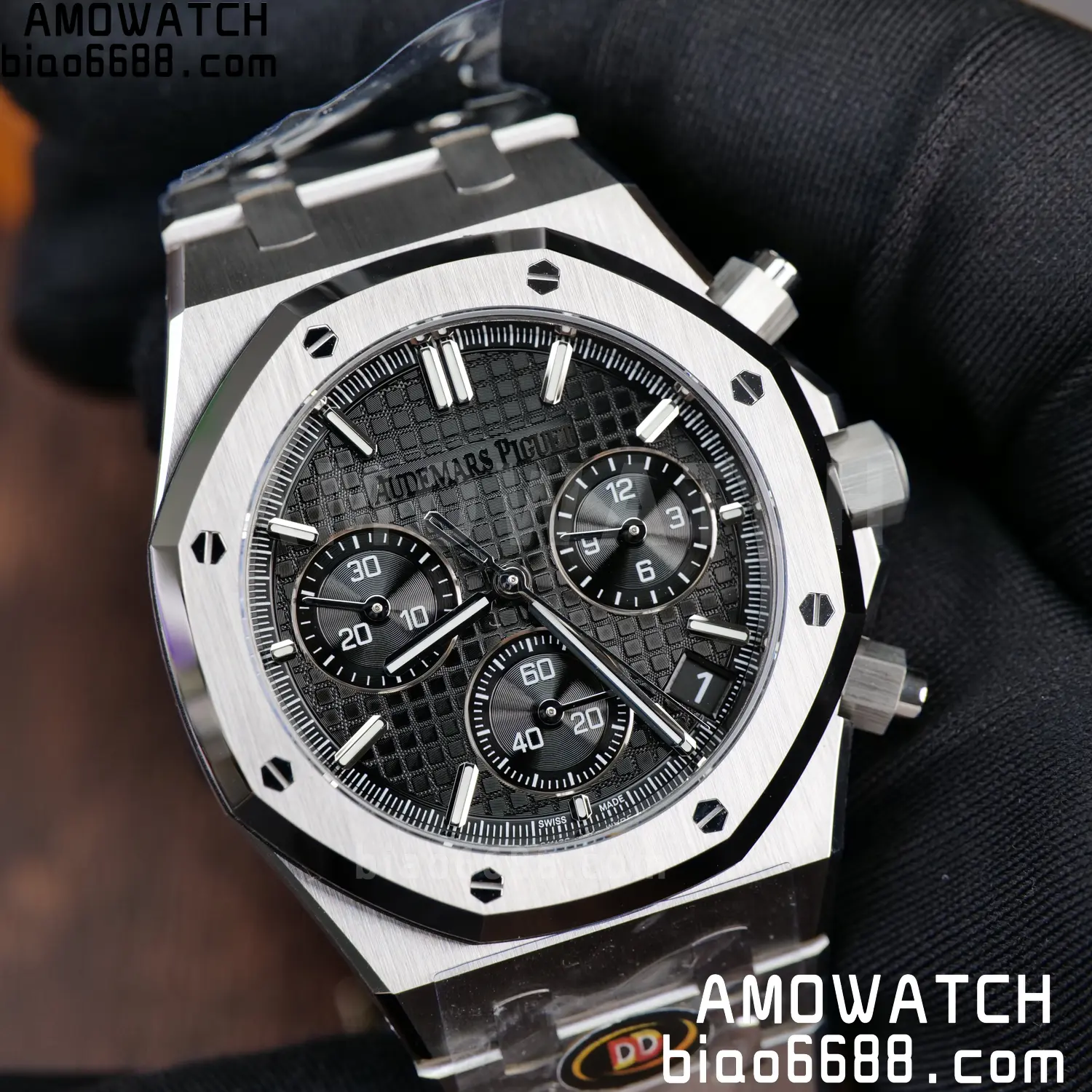 AP Royal Oak Chrono 26240 SS DDF 1:1 Best Edition Black Dial on SS Bracelet DD4401 Super Clone 95 632243fa8d2057f AMO Watch