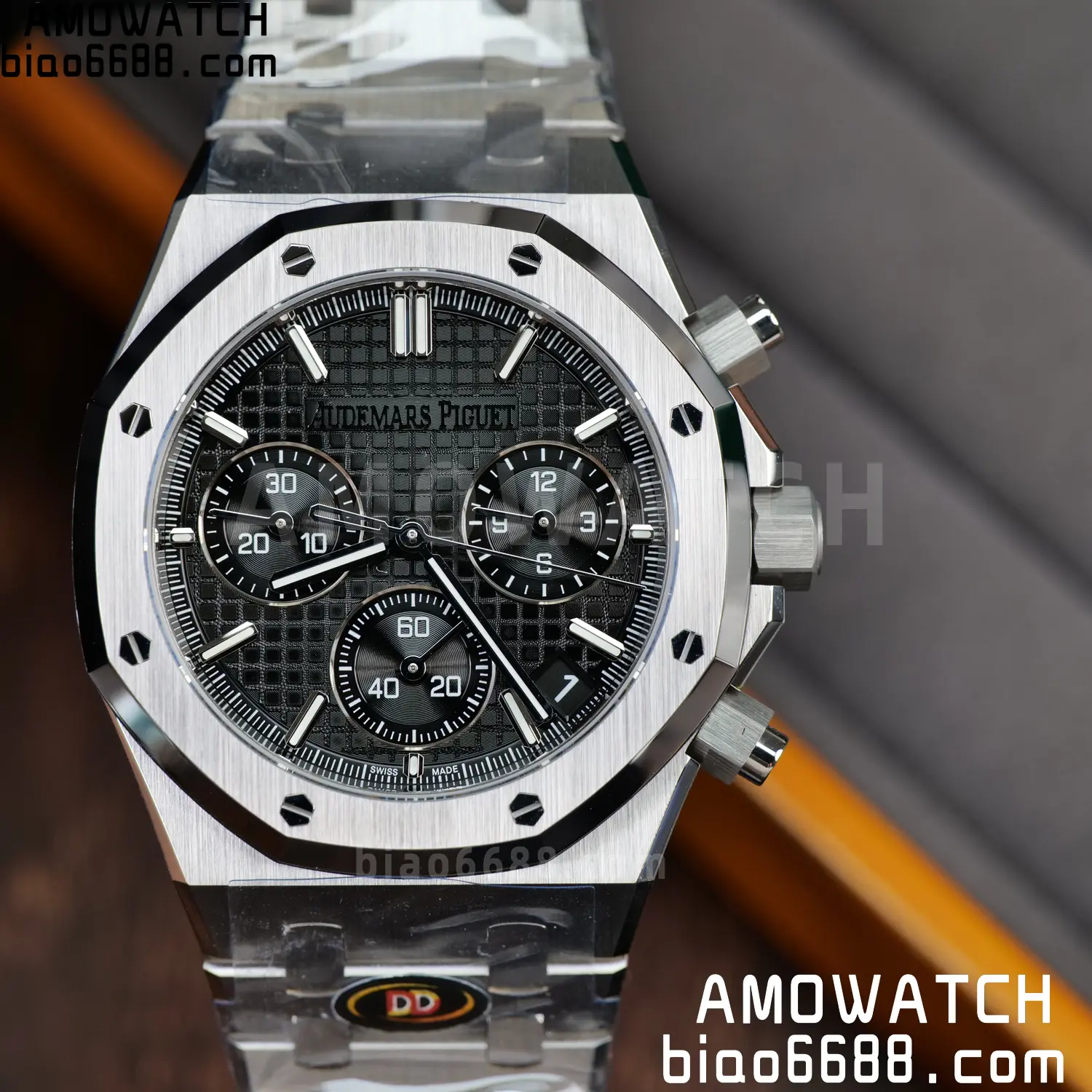 AP Royal Oak Chrono 26240 SS DDF 1:1 Best Edition Black Dial on SS Bracelet DD4401 Super Clone 80 7c5b75197ddab90 AMO Watch