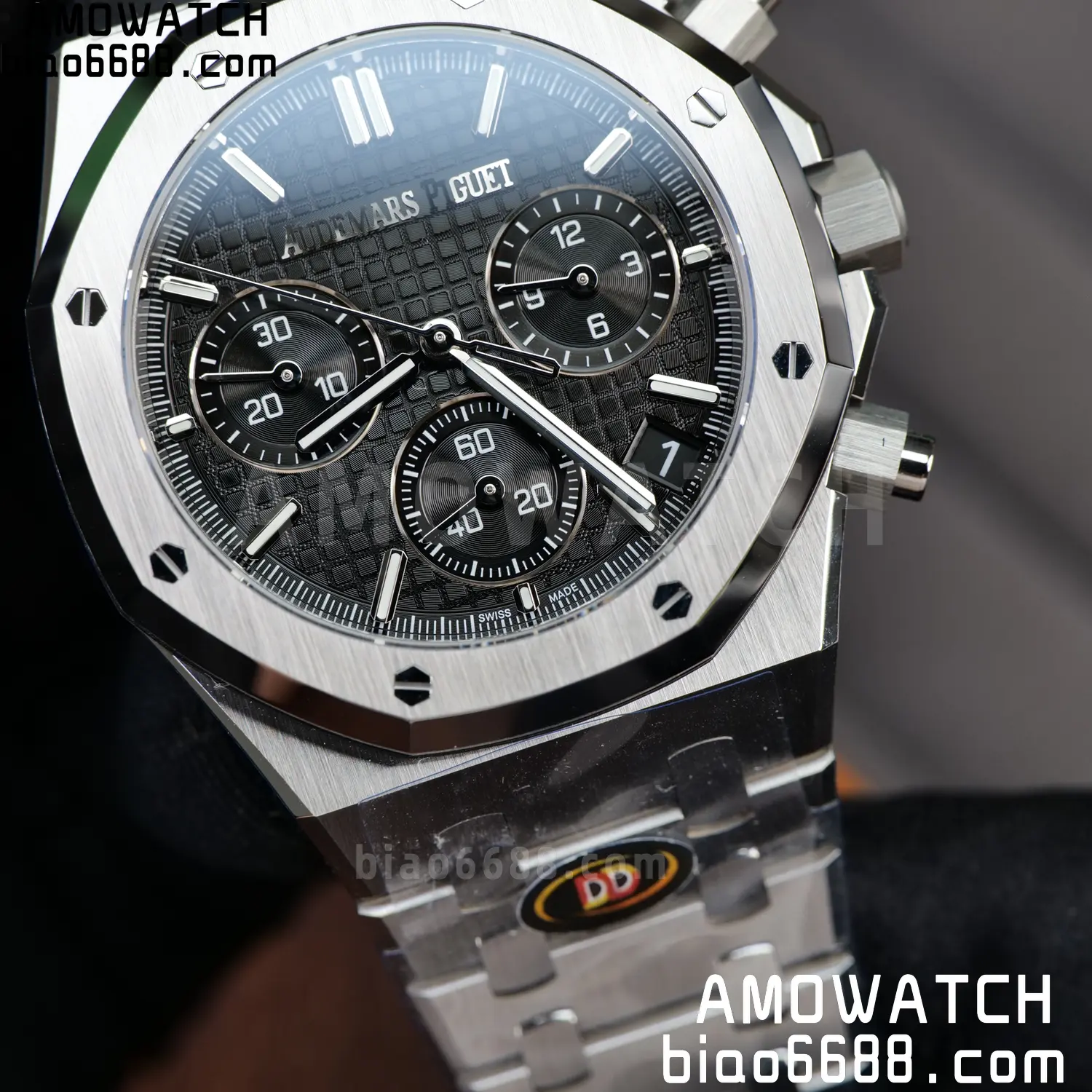 AP Royal Oak Chrono 26240 SS DDF 1:1 Best Edition Black Dial on SS Bracelet DD4401 Super Clone 89 a0fc8223f795a04 AMO Watch