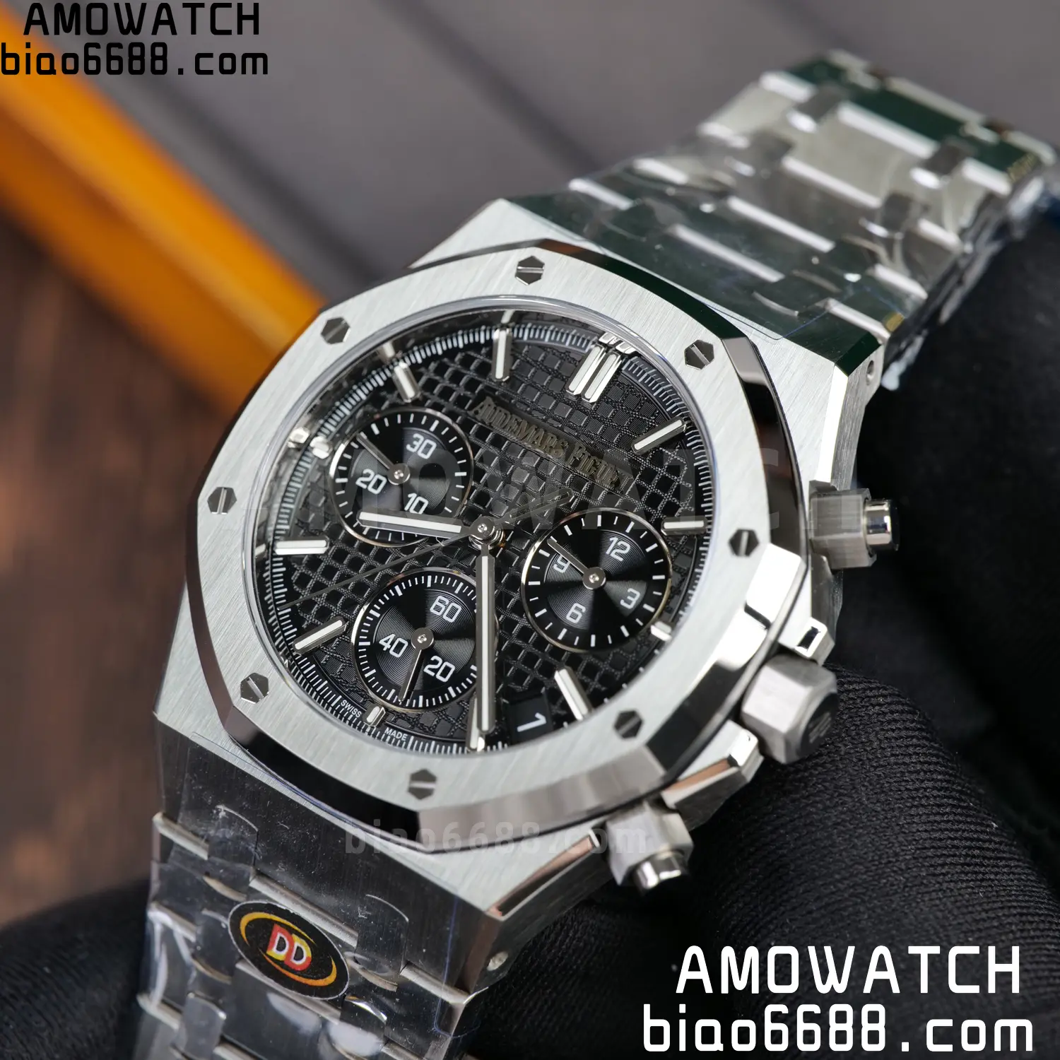 AP Royal Oak Chrono 26240 SS DDF 1:1 Best Edition Black Dial on SS Bracelet DD4401 Super Clone 85 b31e07cd5e1404f AMO Watch